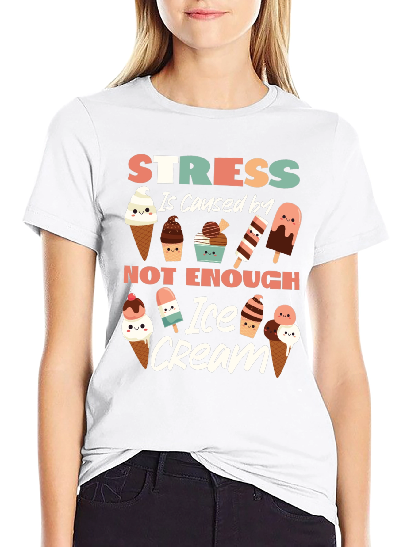 Stress Ice Cream T-Shirt