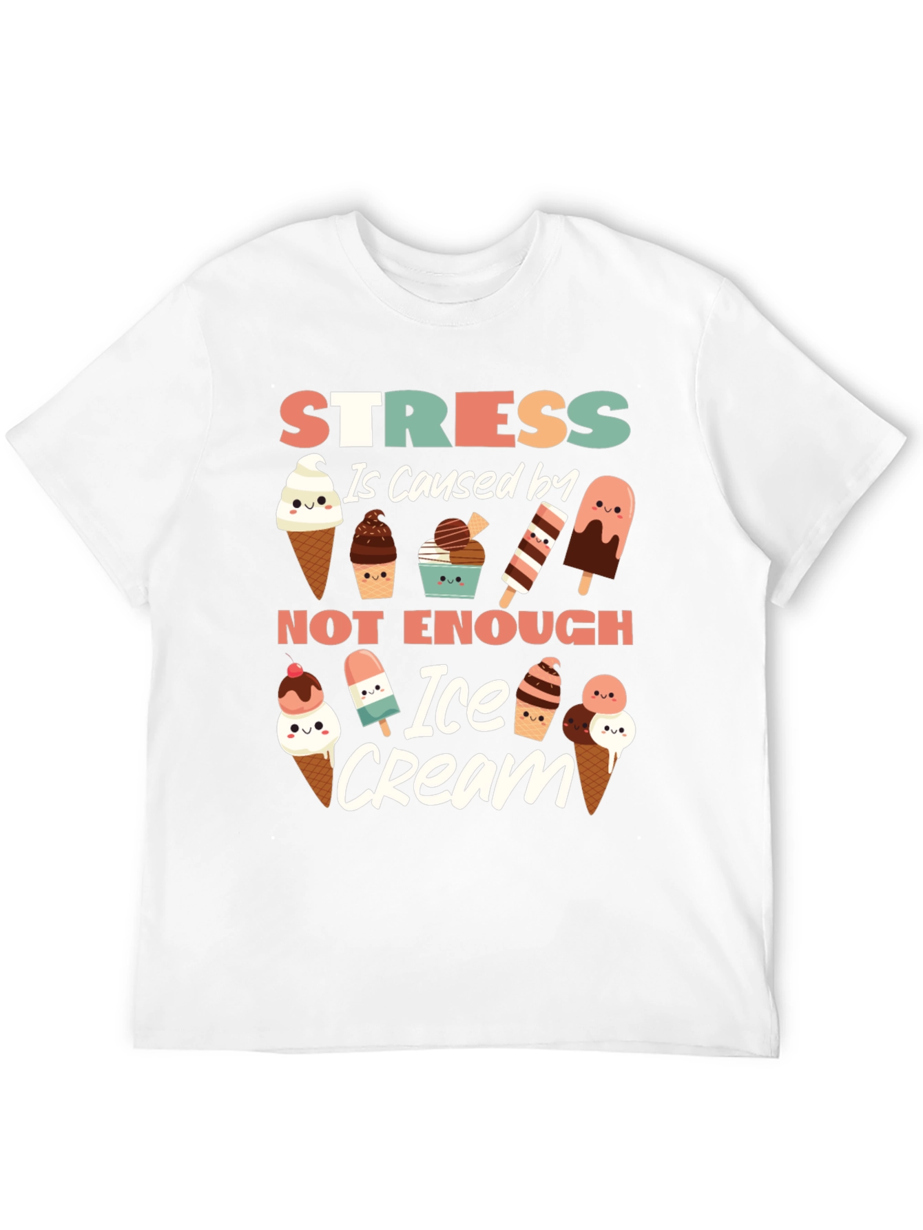 Stress Ice Cream T-Shirt