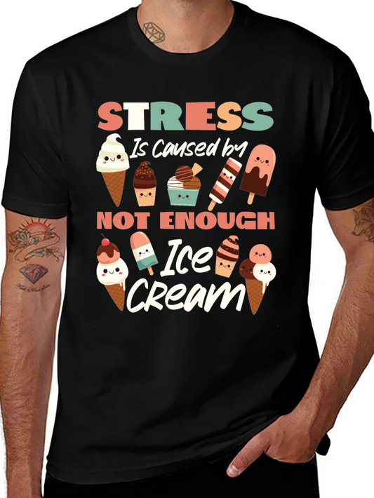 Stress Ice Cream T-Shirt