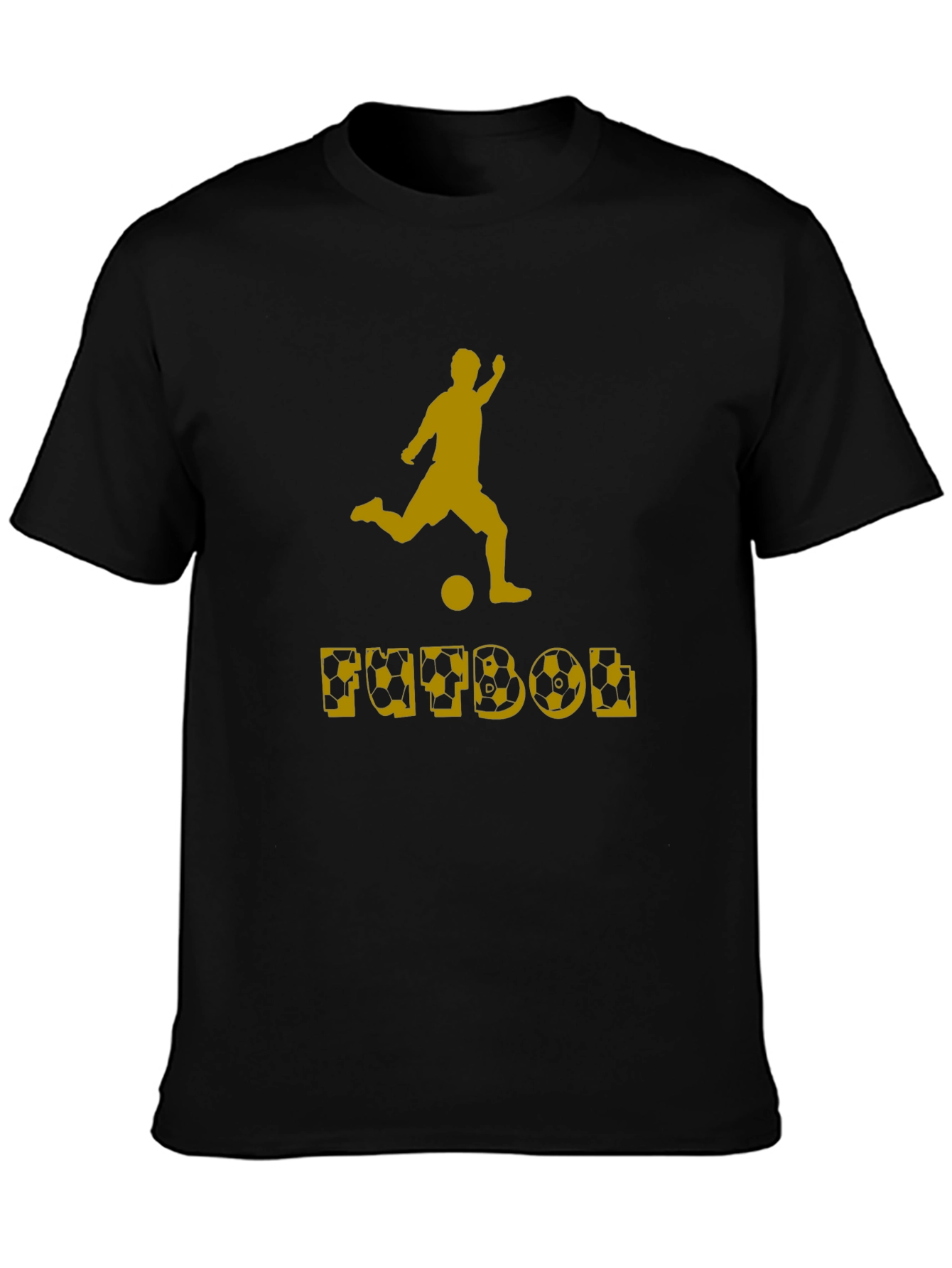 Futbol Graphic Tee - Black Soccer T-Shirt