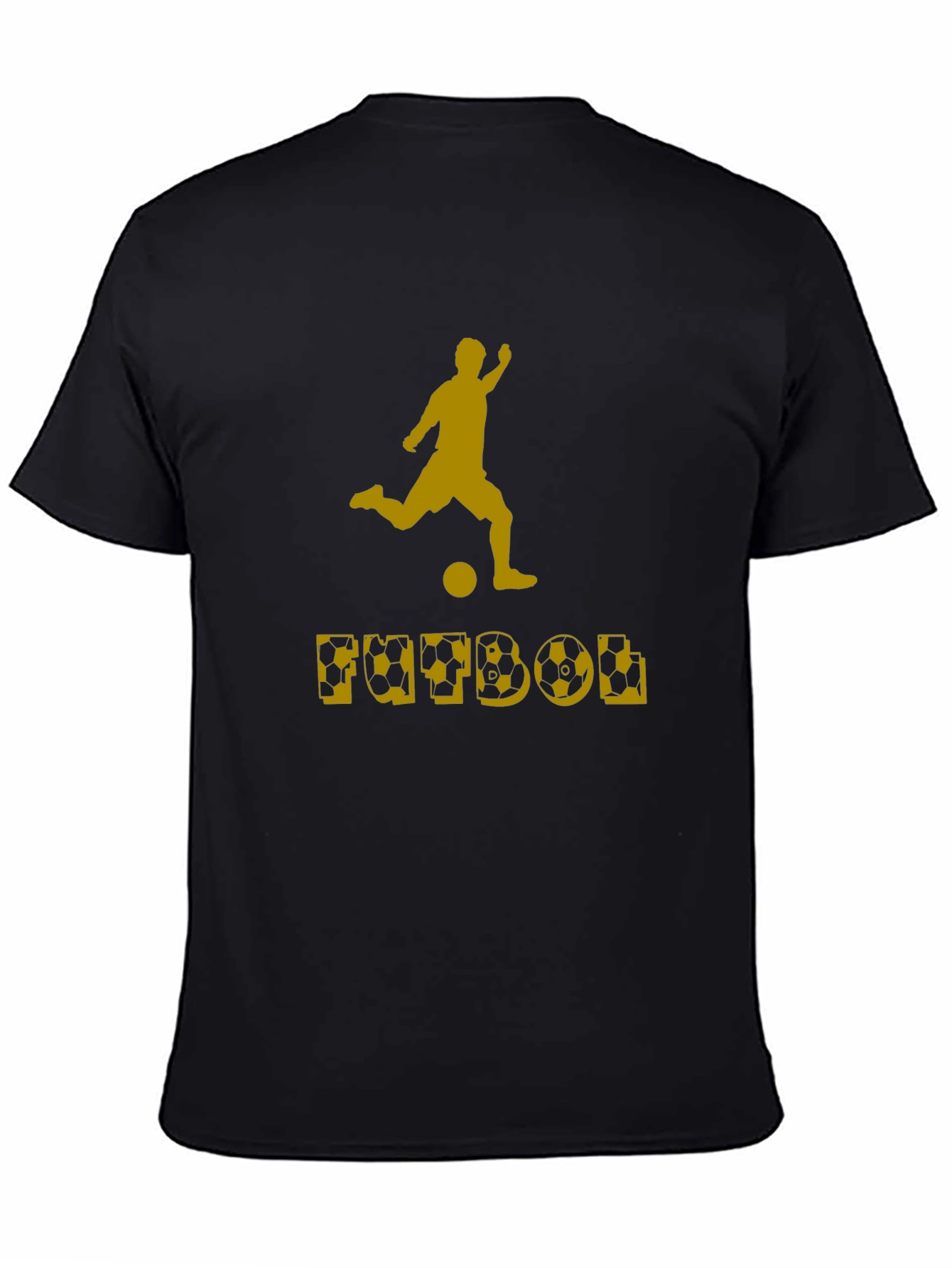 Futbol Graphic Tee - Black Soccer T-Shirt