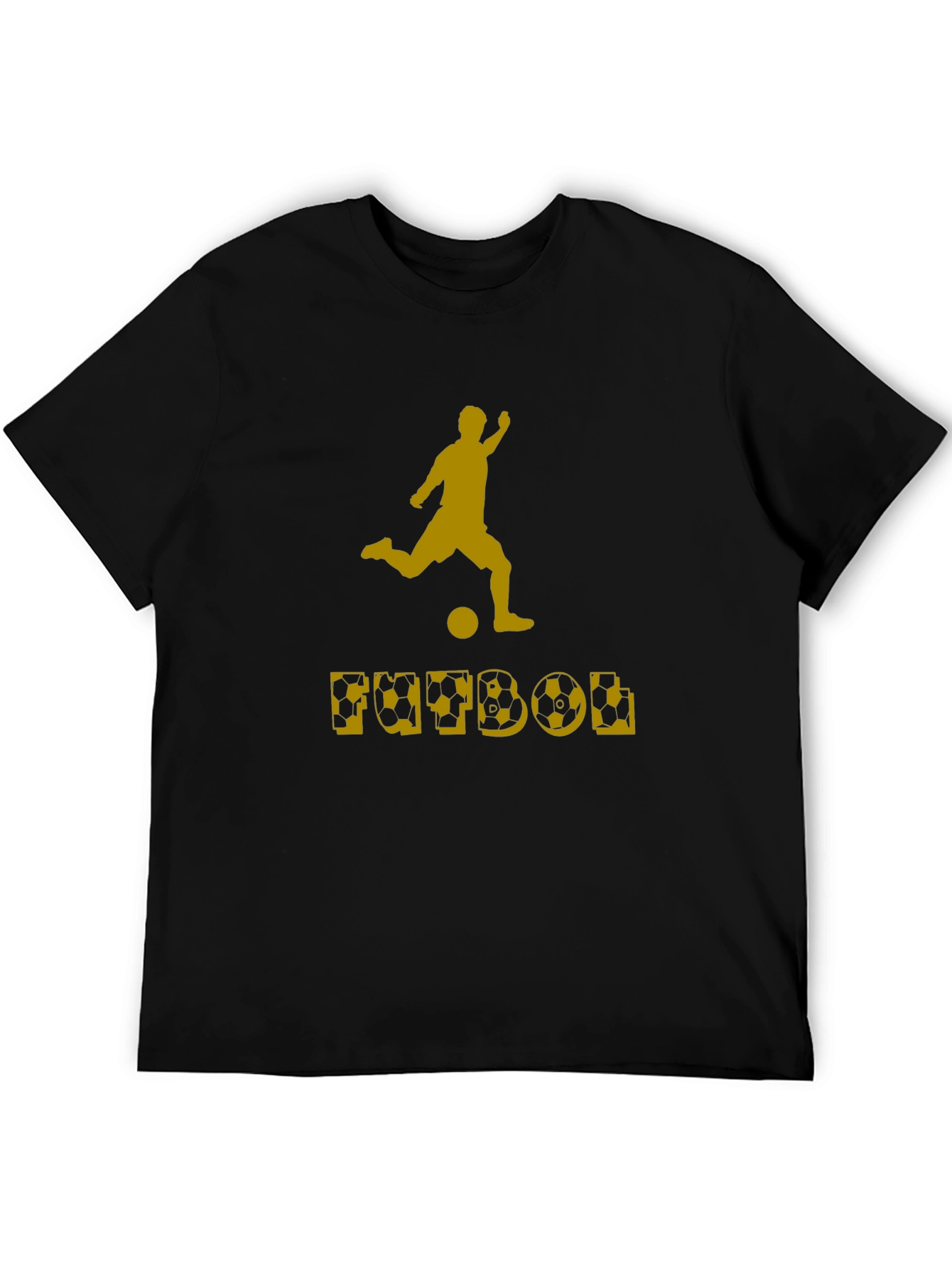 Futbol Graphic Tee - Black Soccer T-Shirt