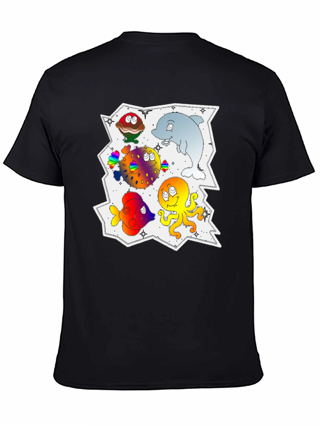 Fun Sea Creature Graphic Tee - Unique Design