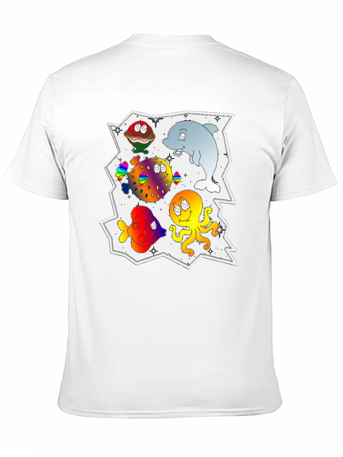 Fun Sea Creature Graphic Tee - Unique Design