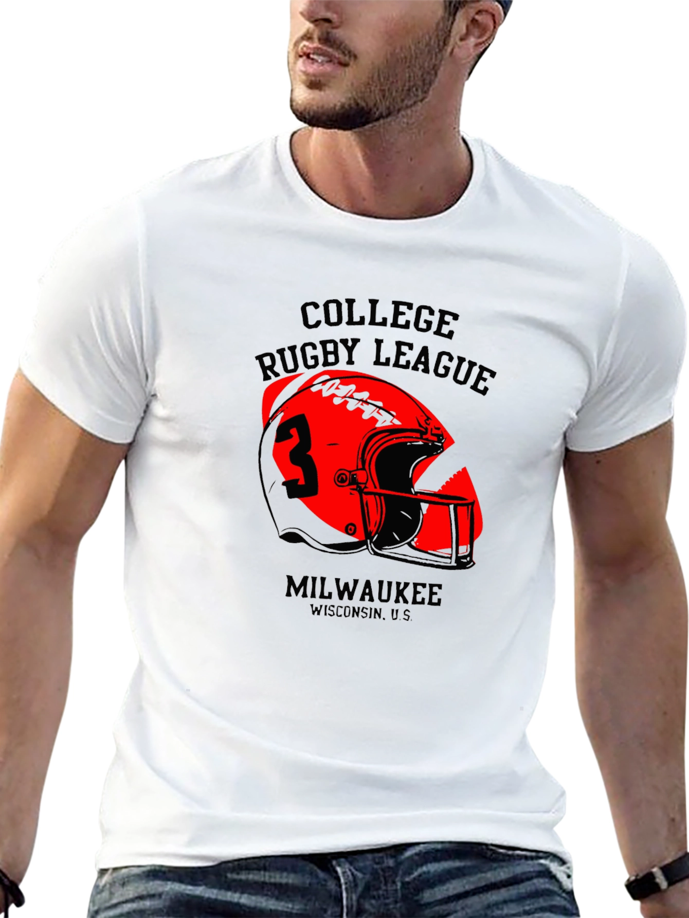 College Rugby League Tee - Milwaukee Edition