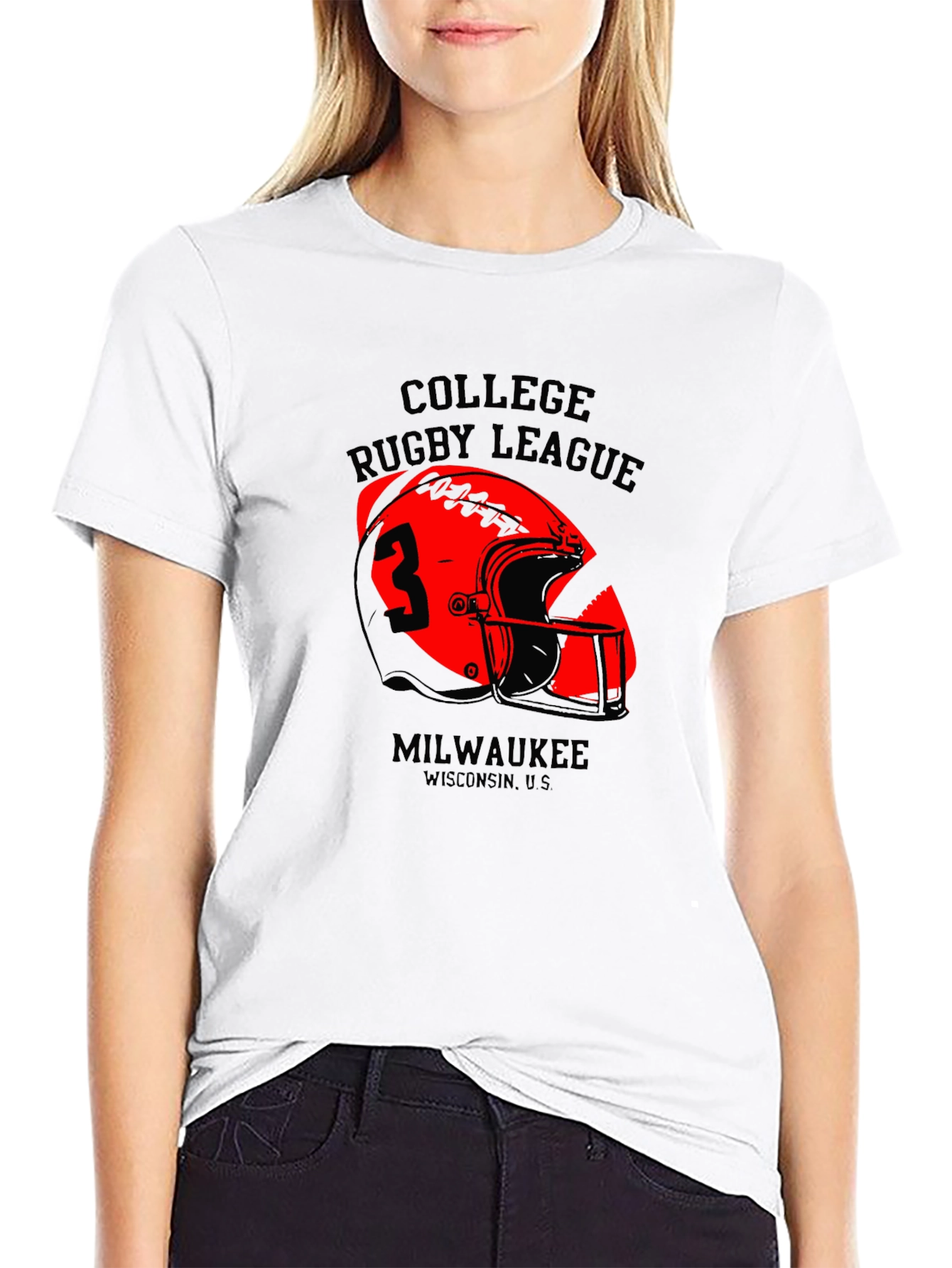 College Rugby League Tee - Milwaukee Edition