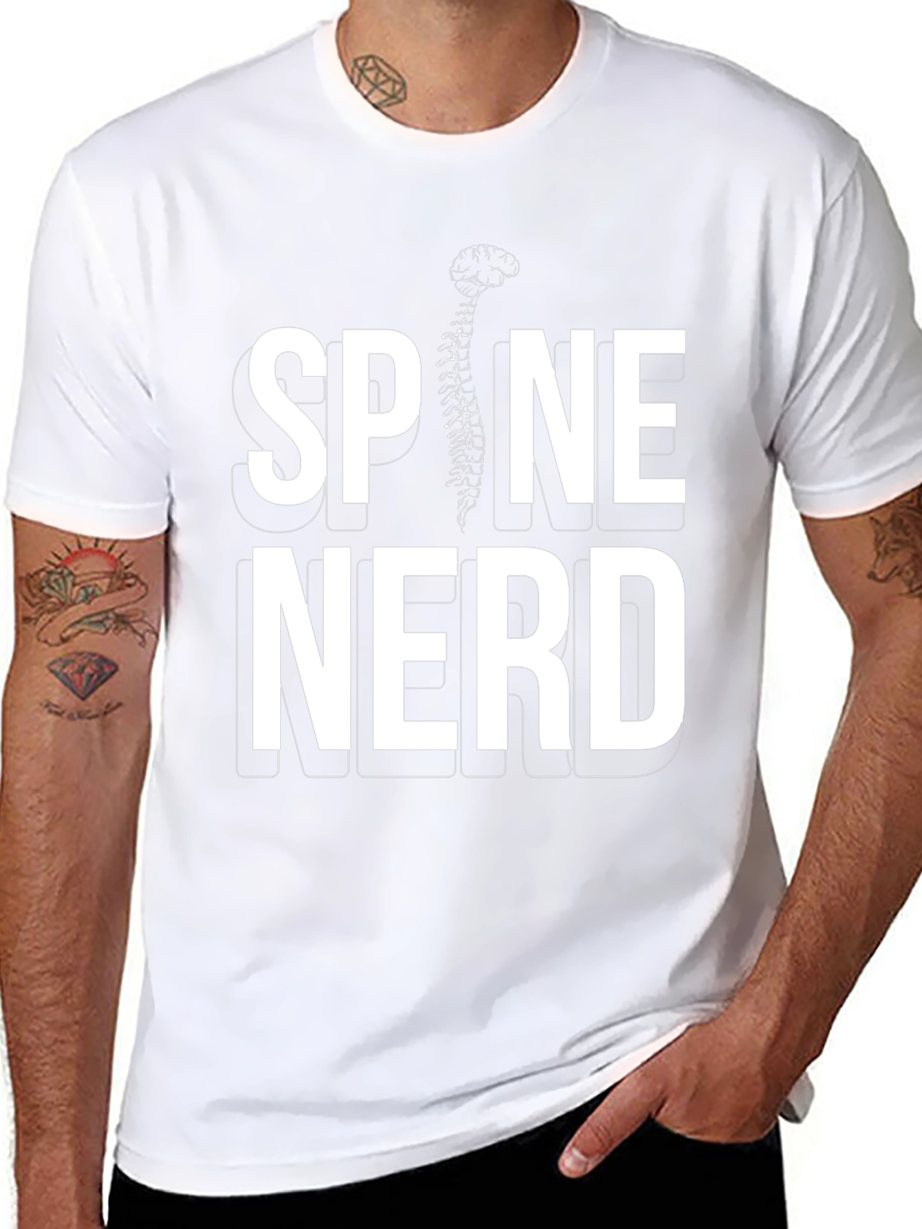 Spine Nerd Graphic T-Shirt