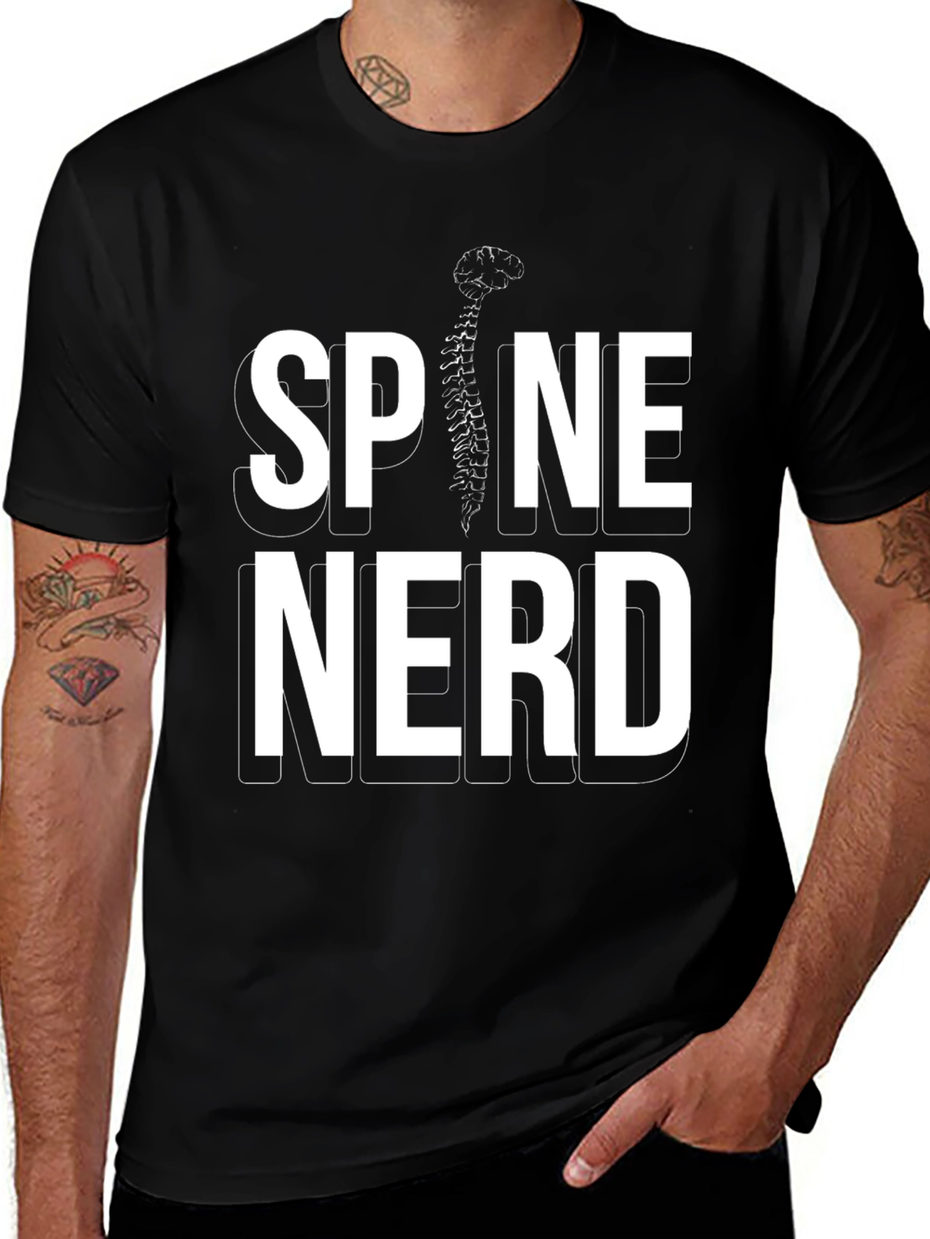 Spine Nerd Graphic T-Shirt