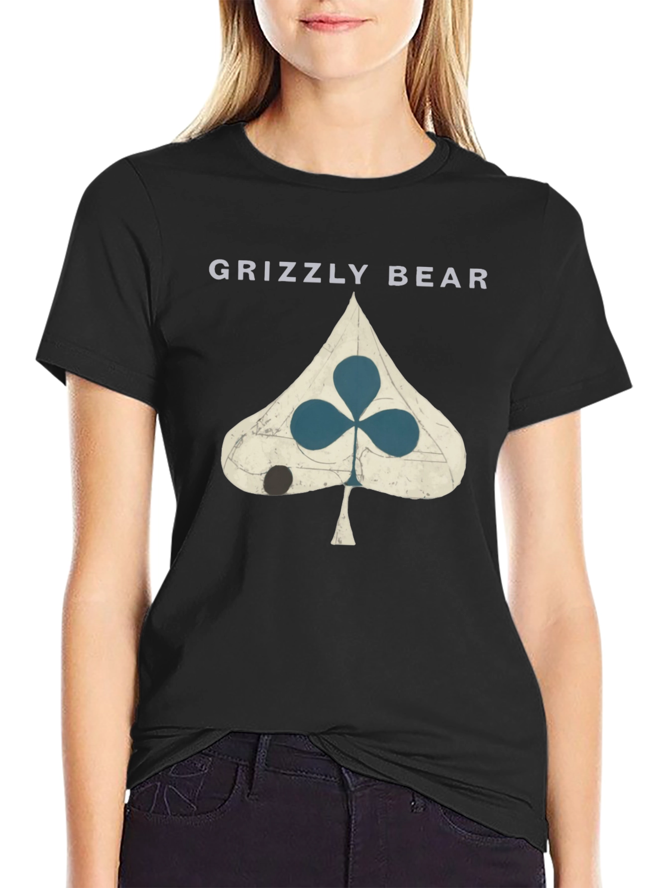 Grizzly Bear T-Shirt - Spade Clover Design