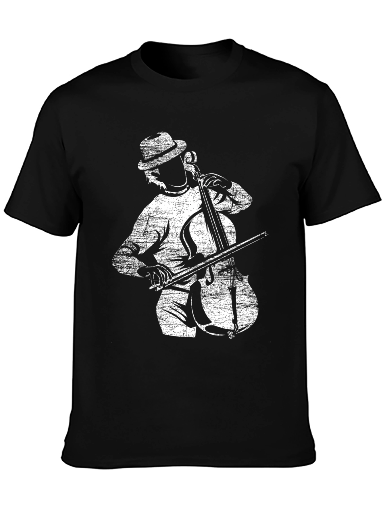Musician Cello Player Black T-Shirt