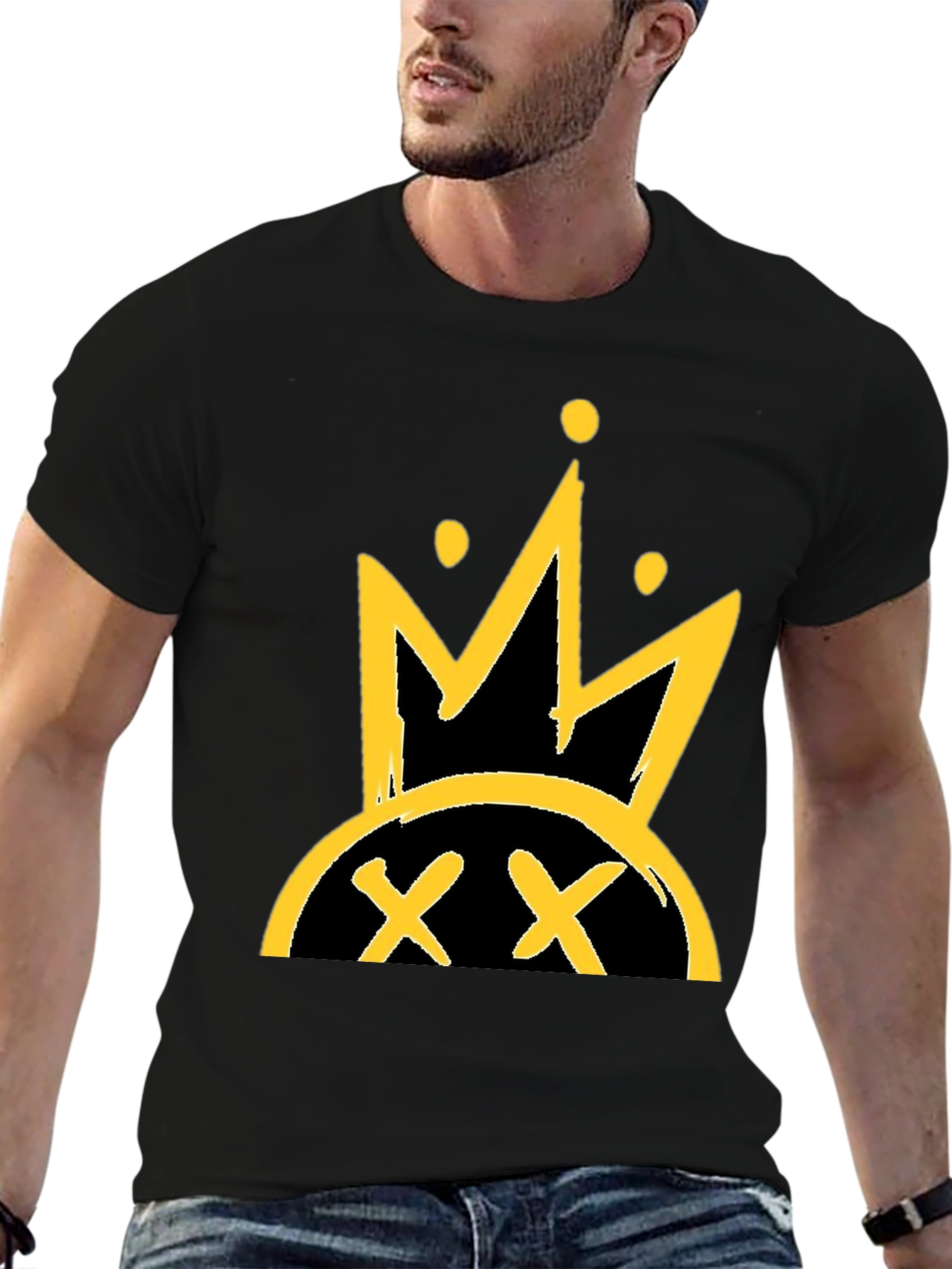 Crown Graphic Black T-Shirt
