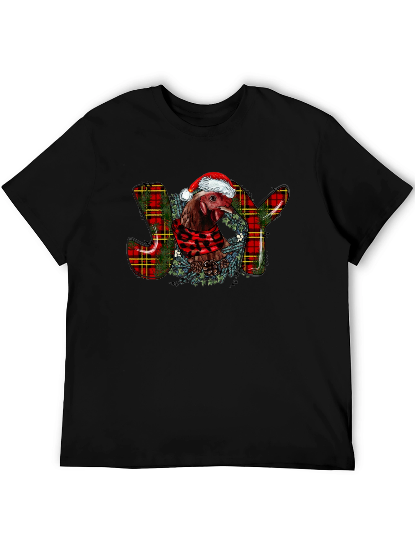 Joy Chicken Christmas T-Shirt