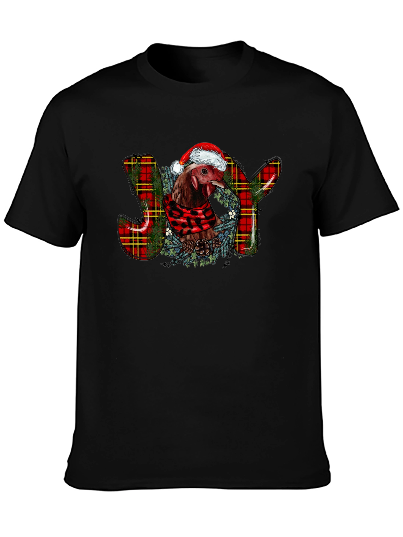 Joy Chicken Christmas T-Shirt