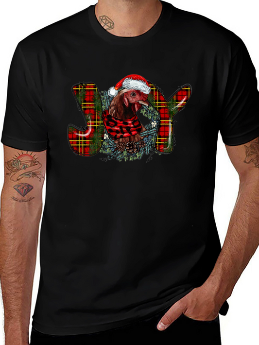 Joy Chicken Christmas T-Shirt