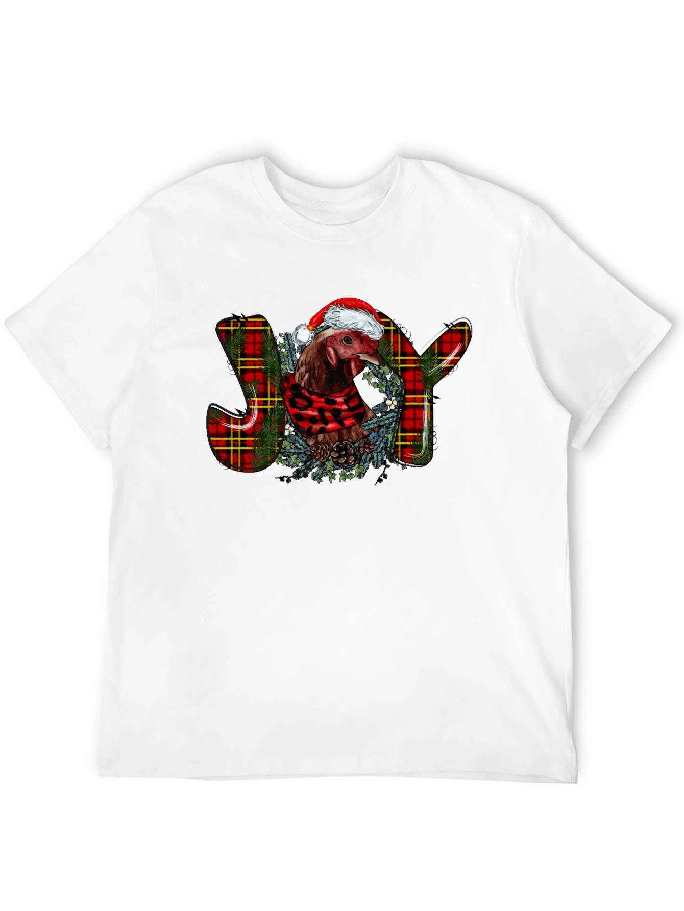 Joy Chicken Christmas T-Shirt