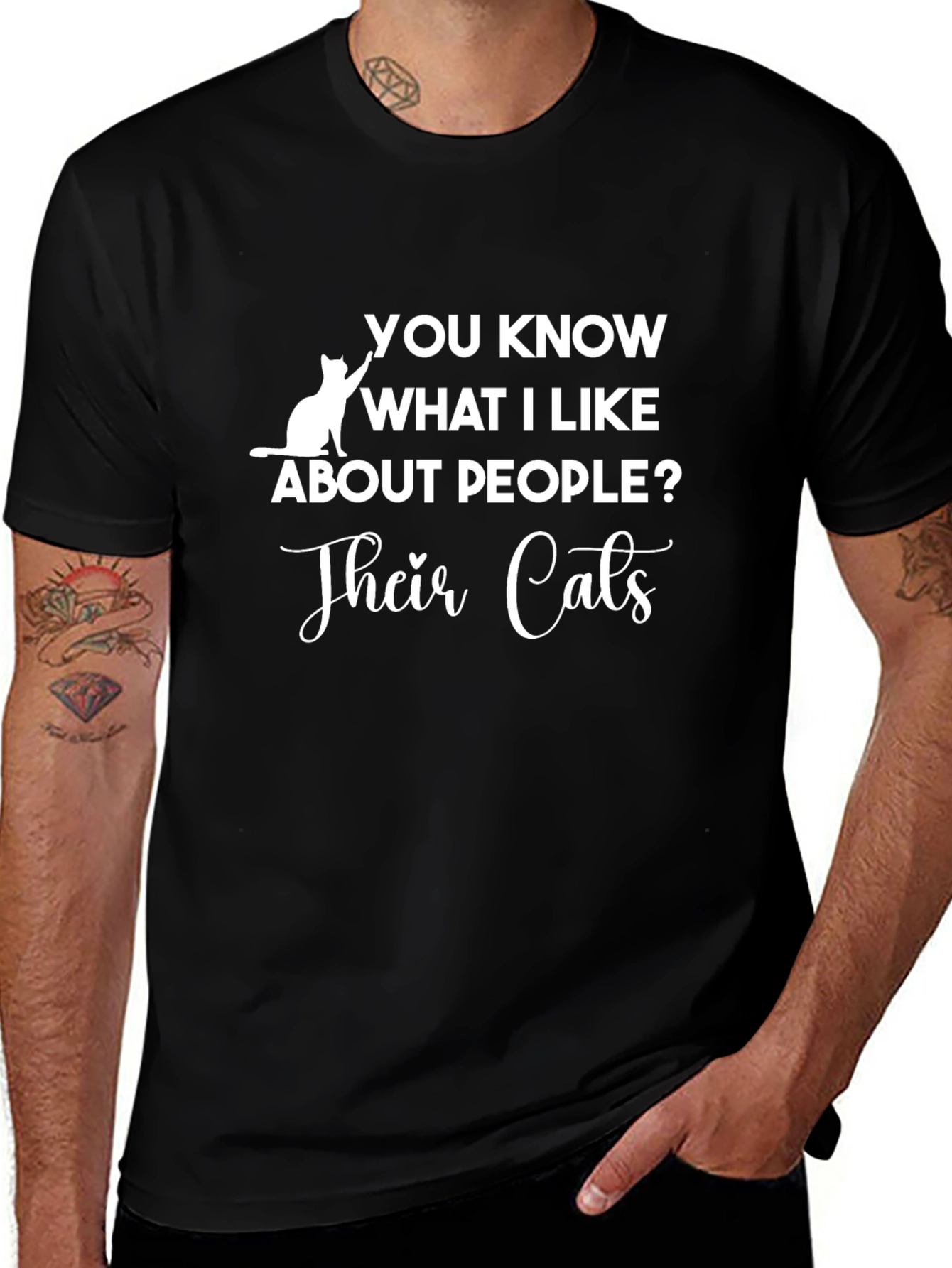 Funny Cat Lover T-Shirt - Their Cats