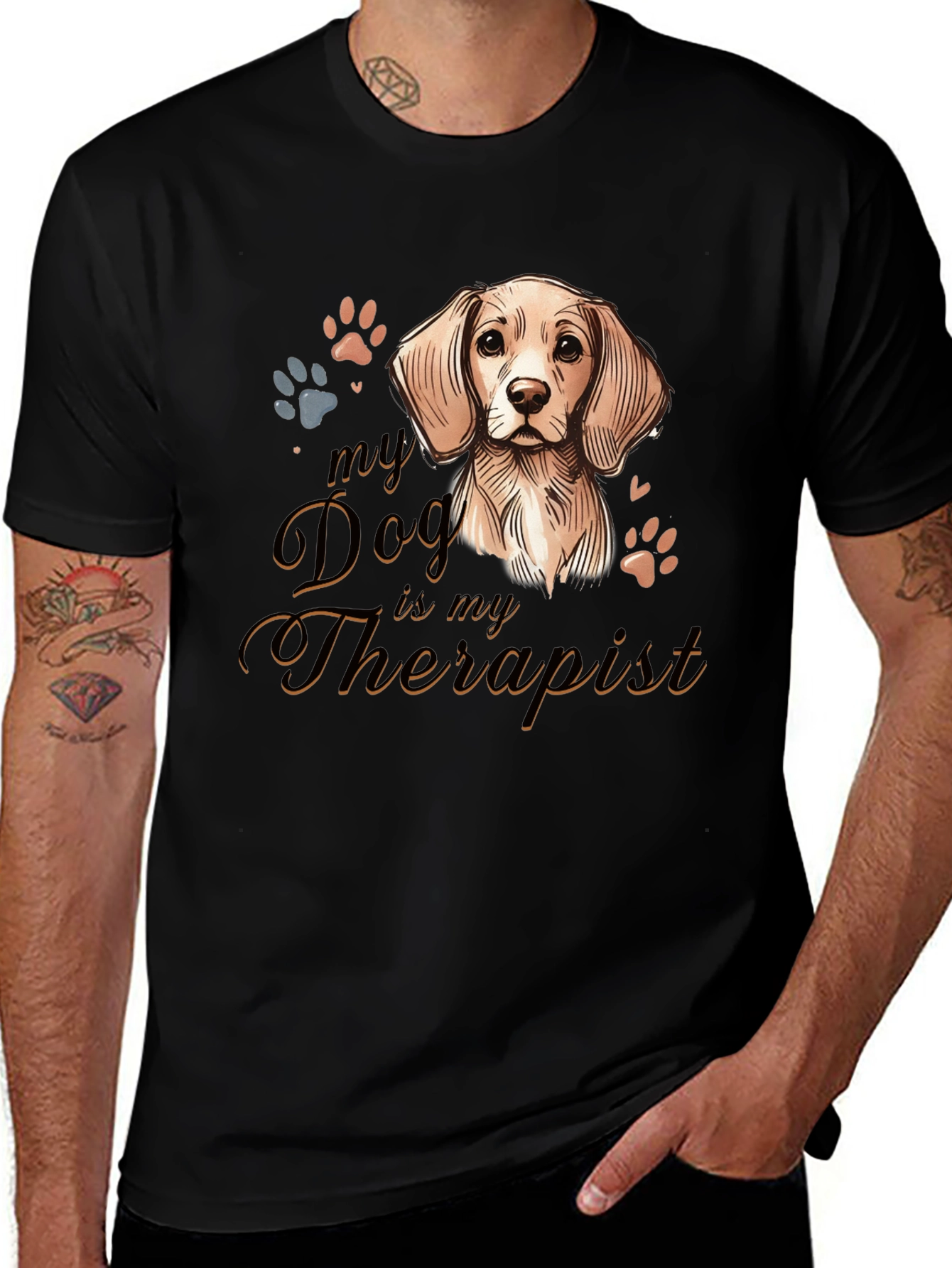 Dog Therapist T-Shirt |  Comfortable Cotton Tee