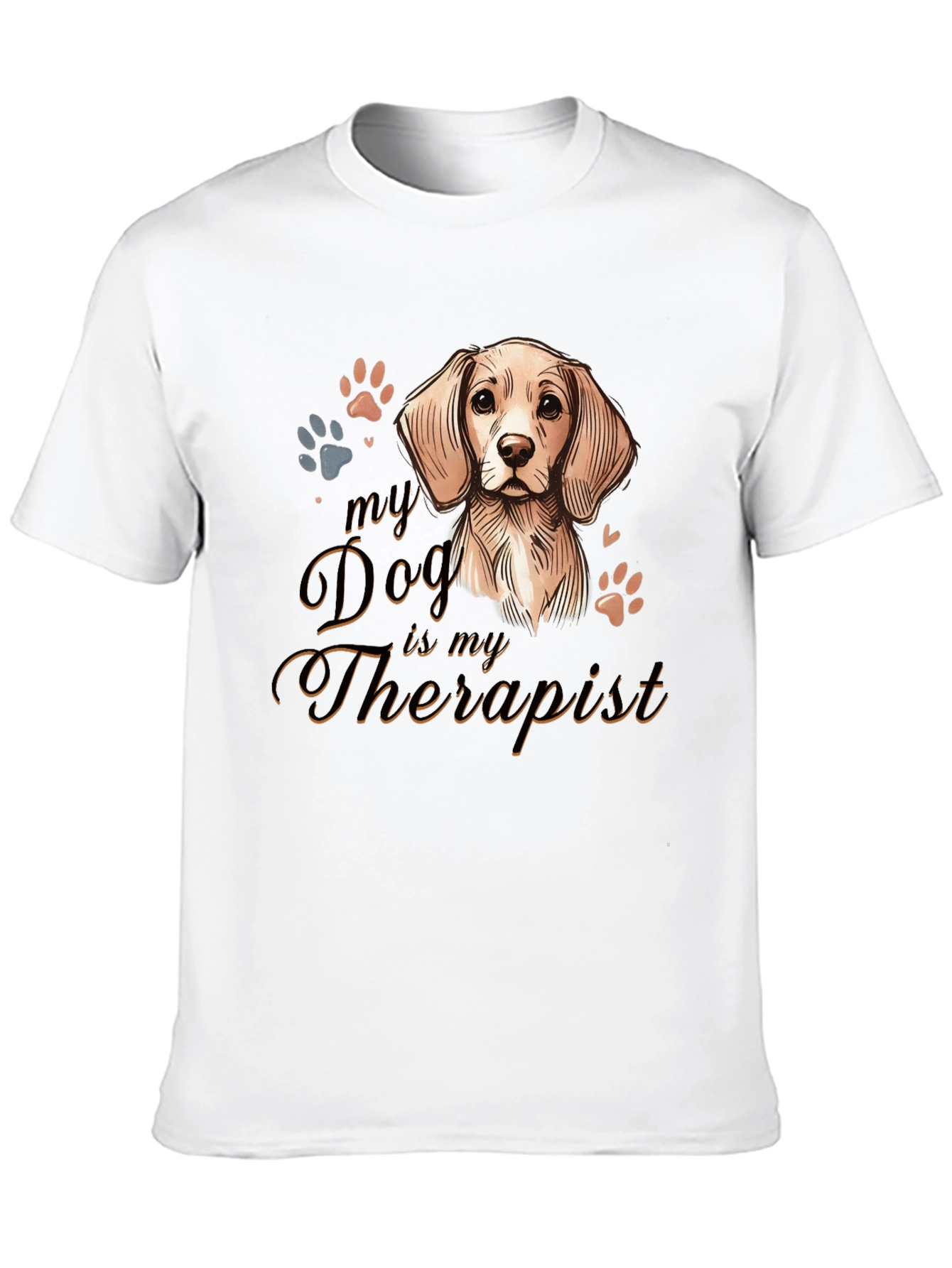 Dog Therapist T-Shirt |  Comfortable Cotton Tee