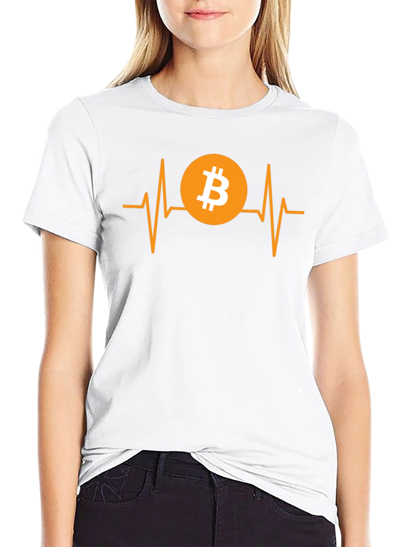 Bitcoin Heartbeat T-Shirt - Crypto Lover Tee