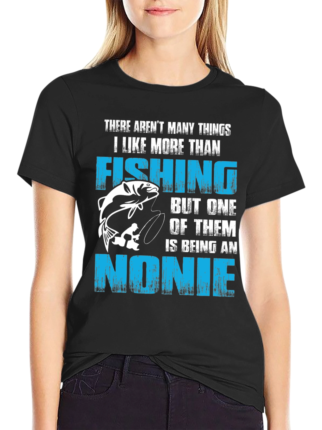 Fishing Nonie Graphic Tee