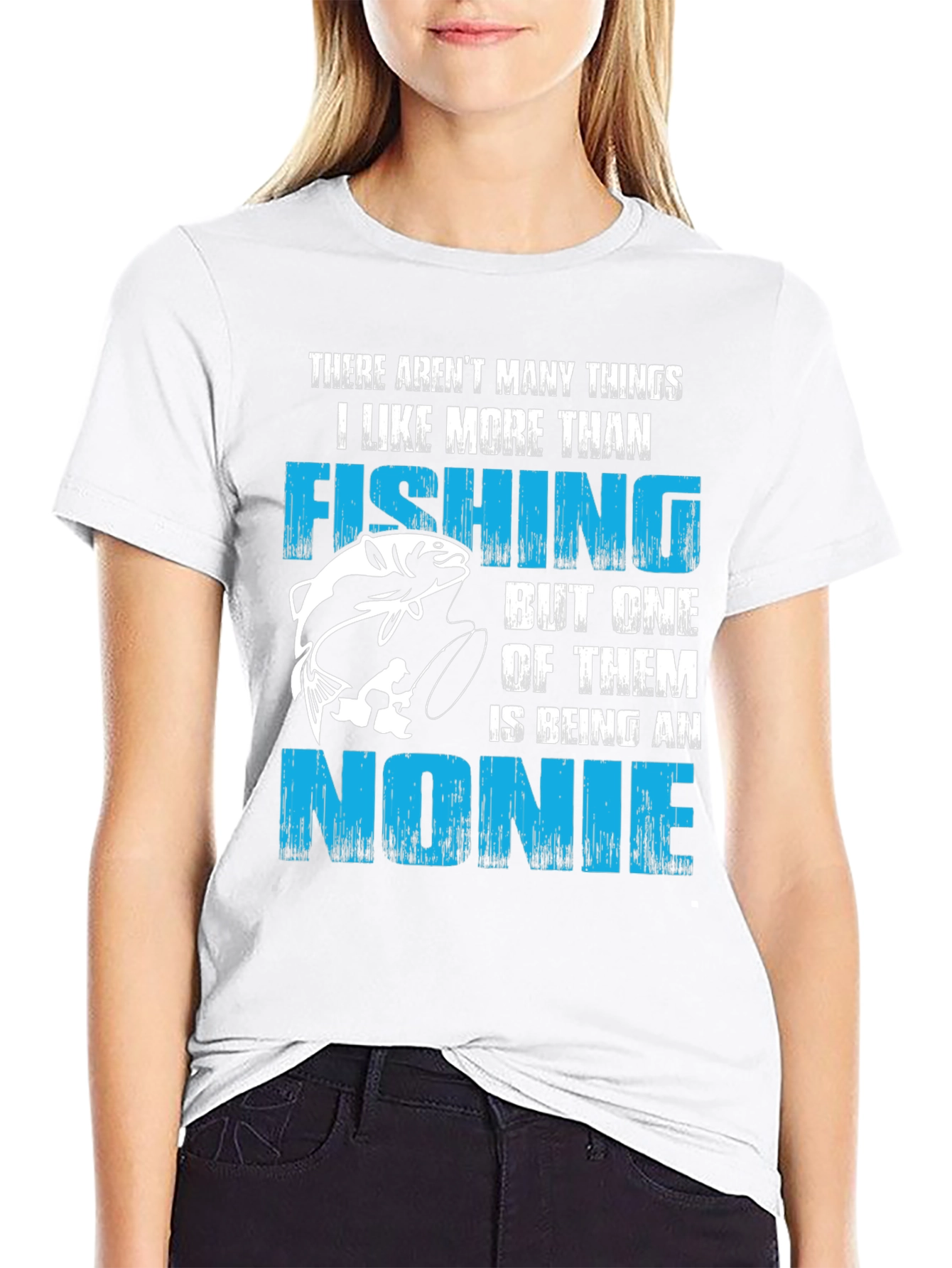 Fishing Nonie Graphic Tee
