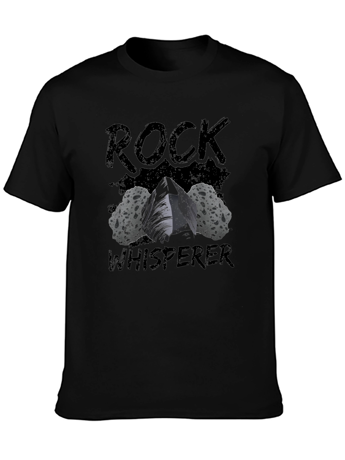 Rock Whisperer Graphic Tee - Black