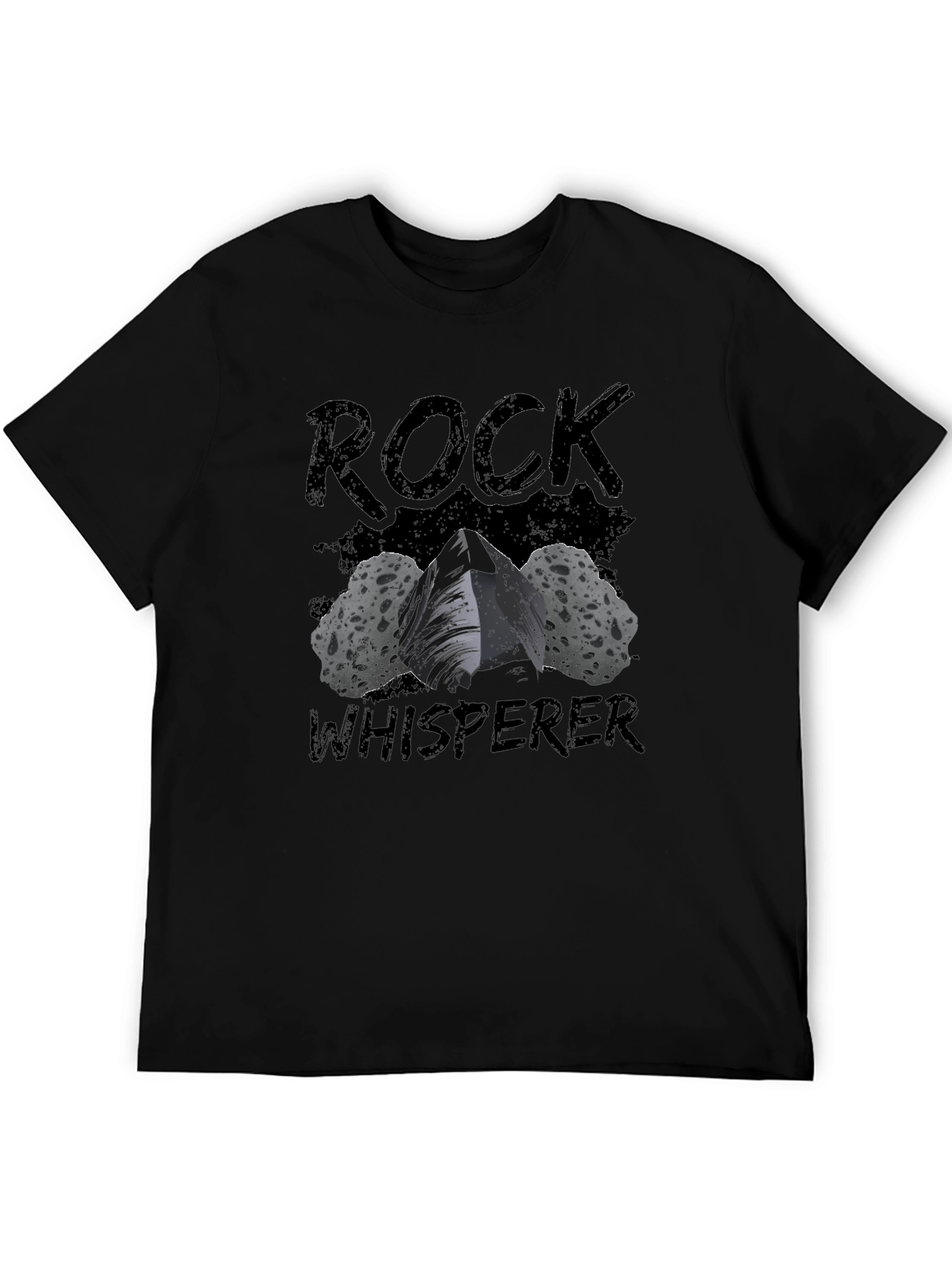 Rock Whisperer Graphic Tee - Black