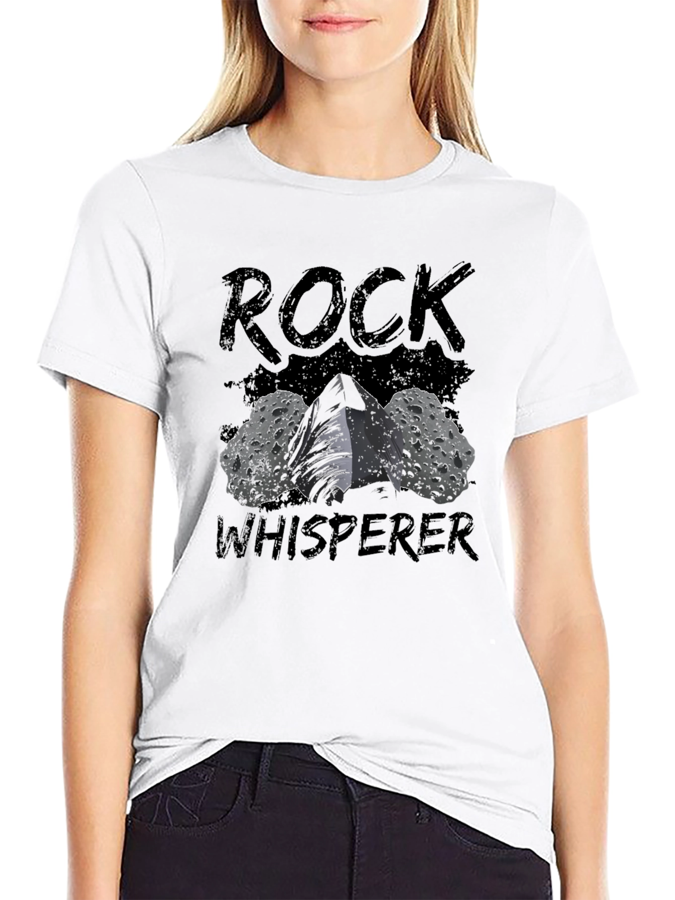 Rock Whisperer Graphic Tee - Black