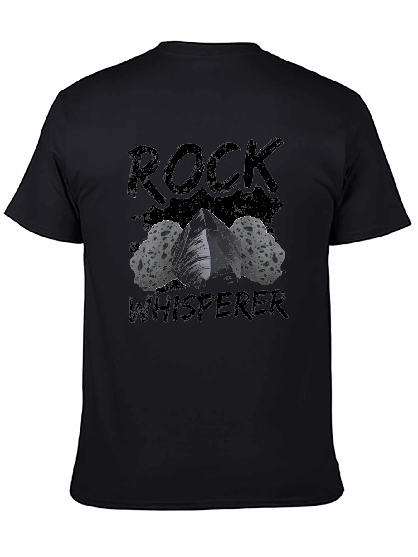 Rock Whisperer Graphic Tee - Black