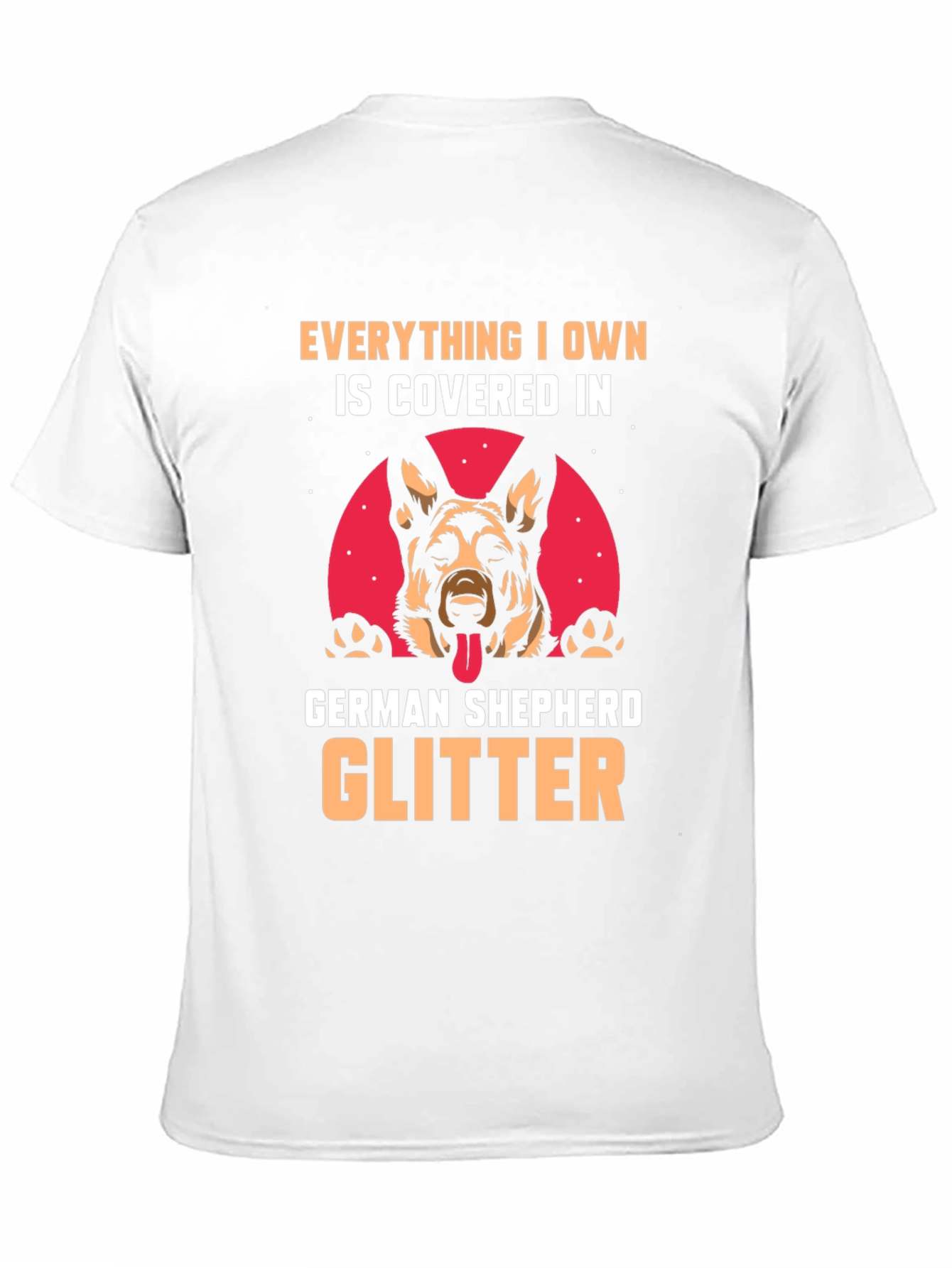 German Shepherd Glitter T-Shirt