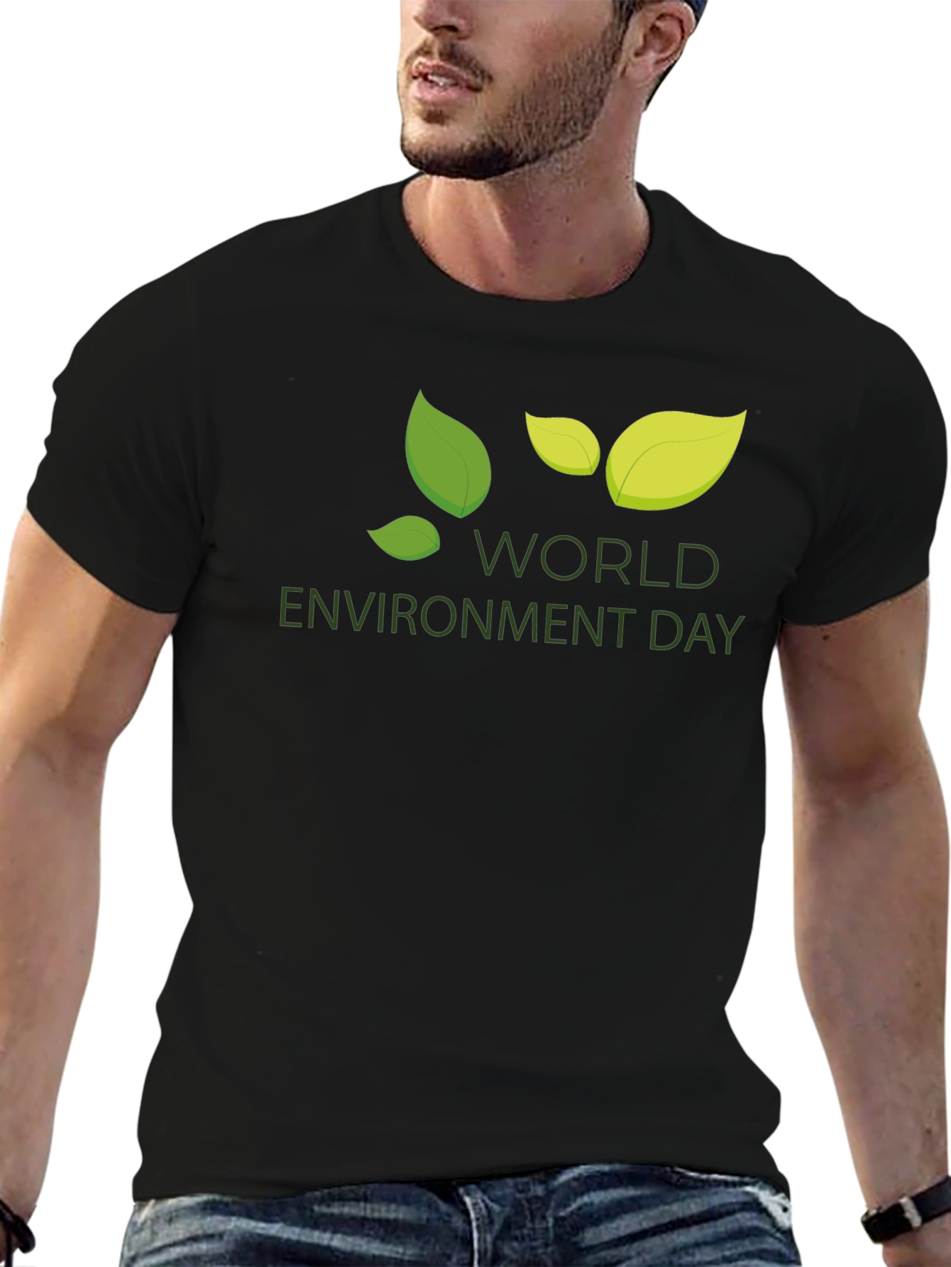 World Environment Day Black T-Shirt