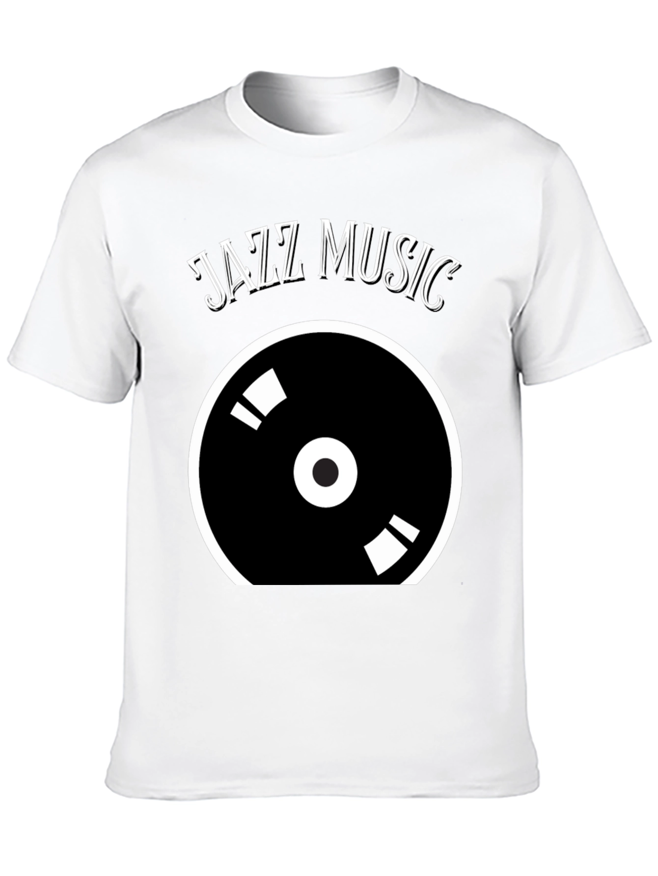 Jazz Music Vinyl Record Graphic Tee
