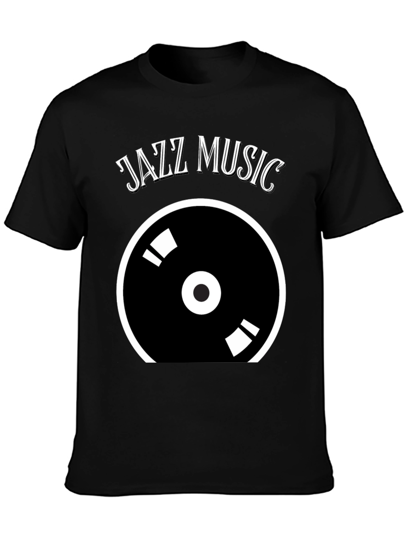 Jazz Music Vinyl Record Graphic Tee