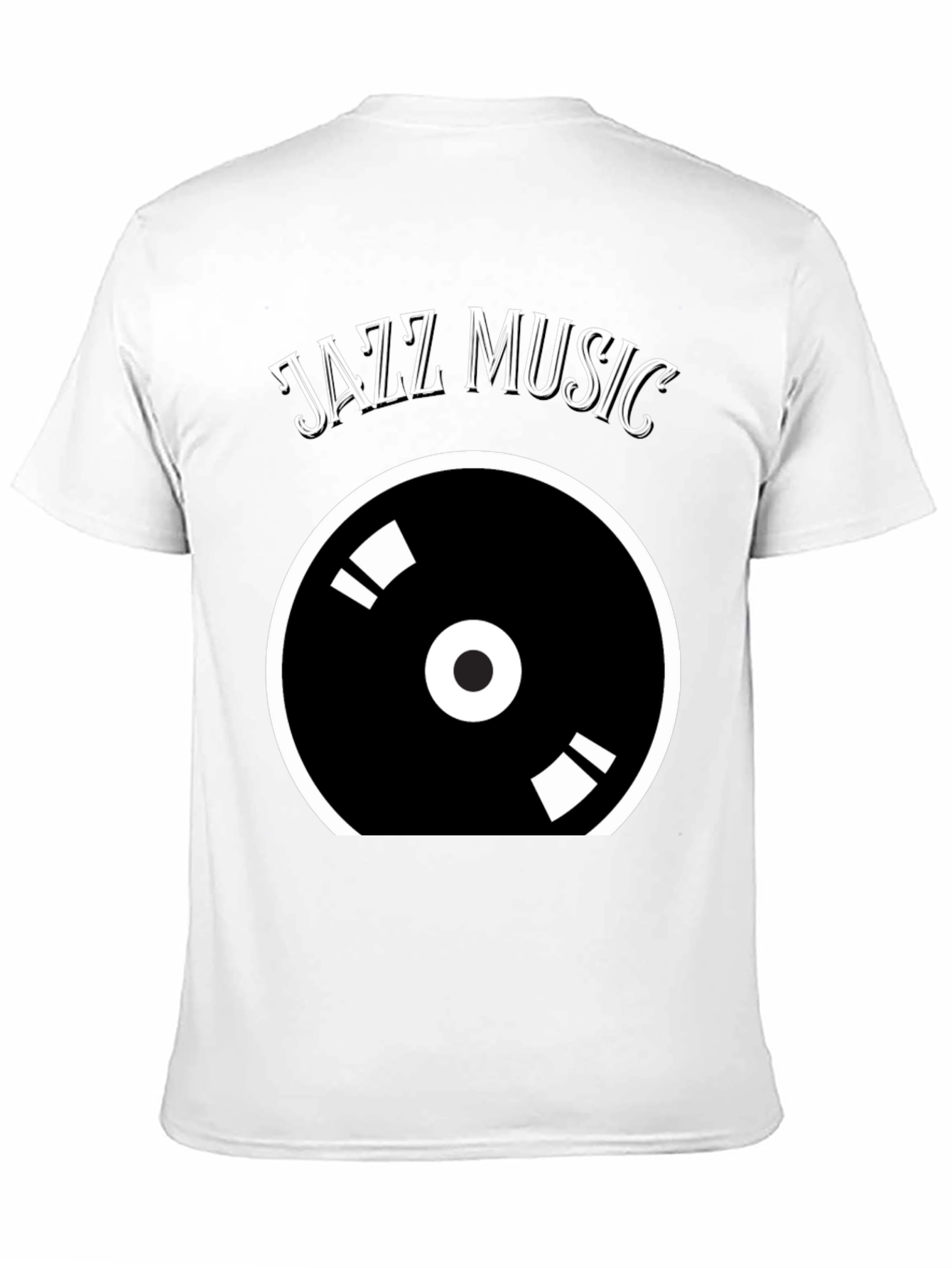Jazz Music Vinyl Record Graphic Tee