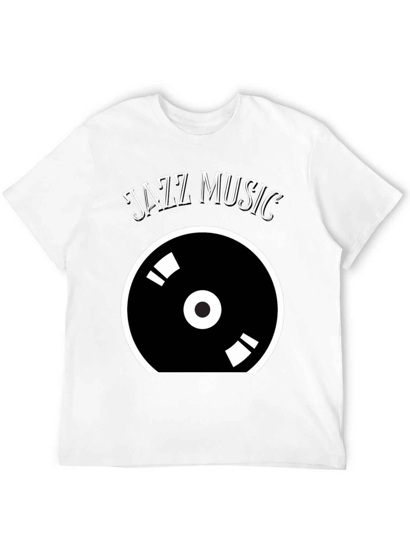 Jazz Music Vinyl Record Graphic Tee