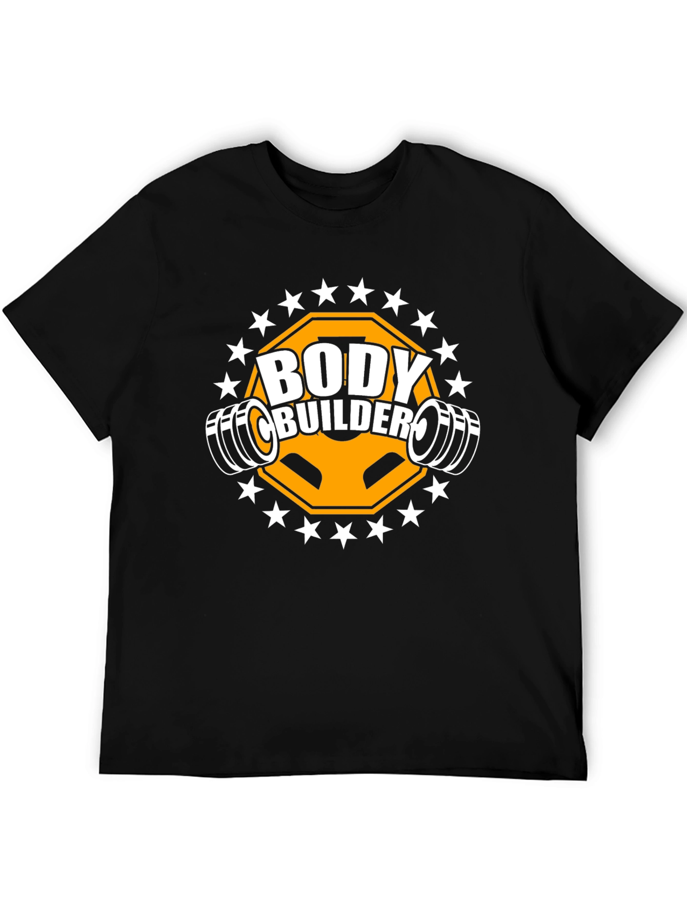 Bodybuilder Gym T-Shirt Black Training Fitness Top