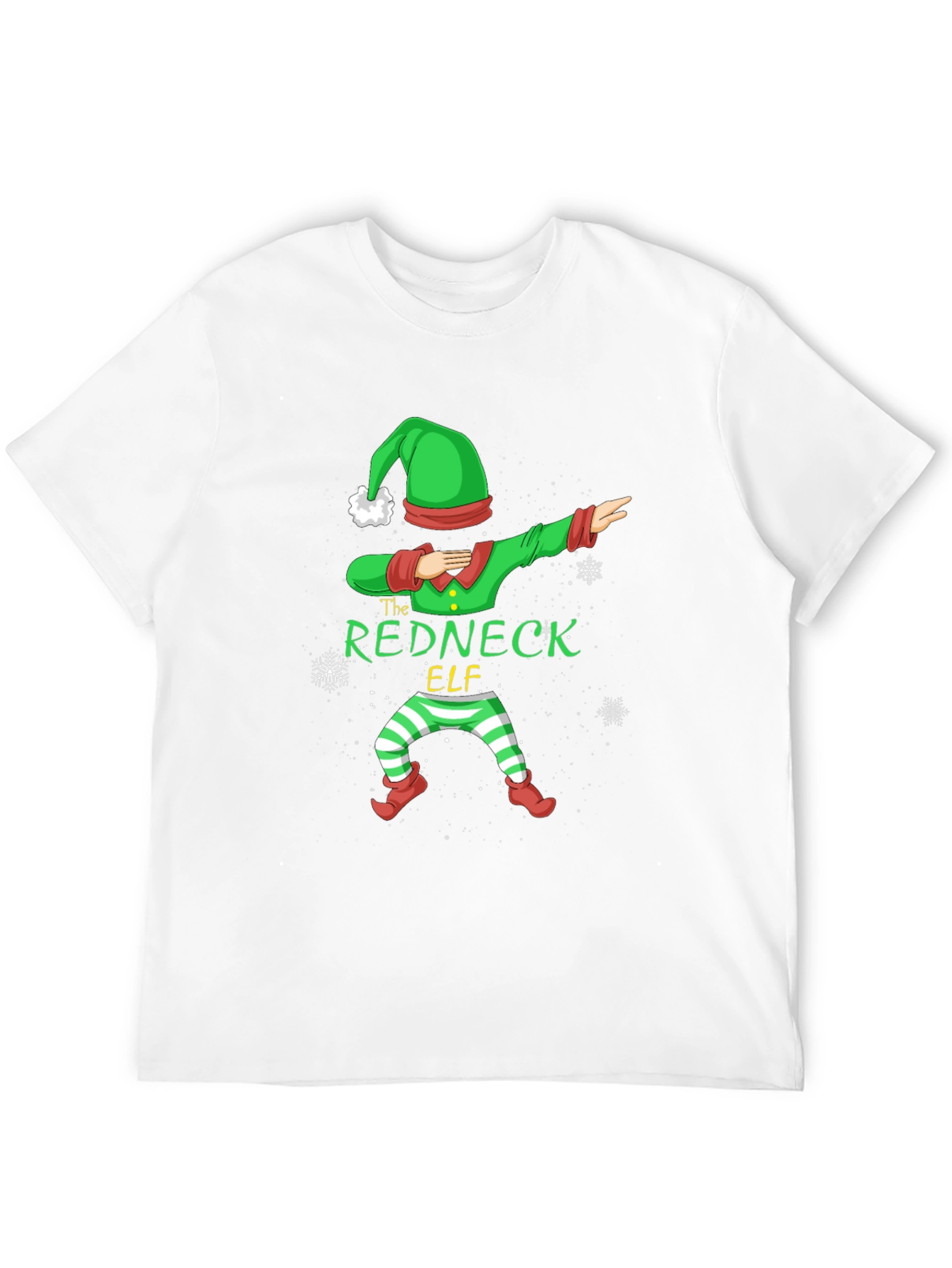 Redneck Elf Dabbing Graphic Tee
