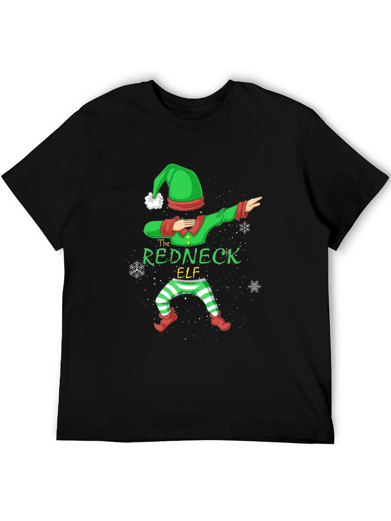 Redneck Elf Dabbing Graphic Tee