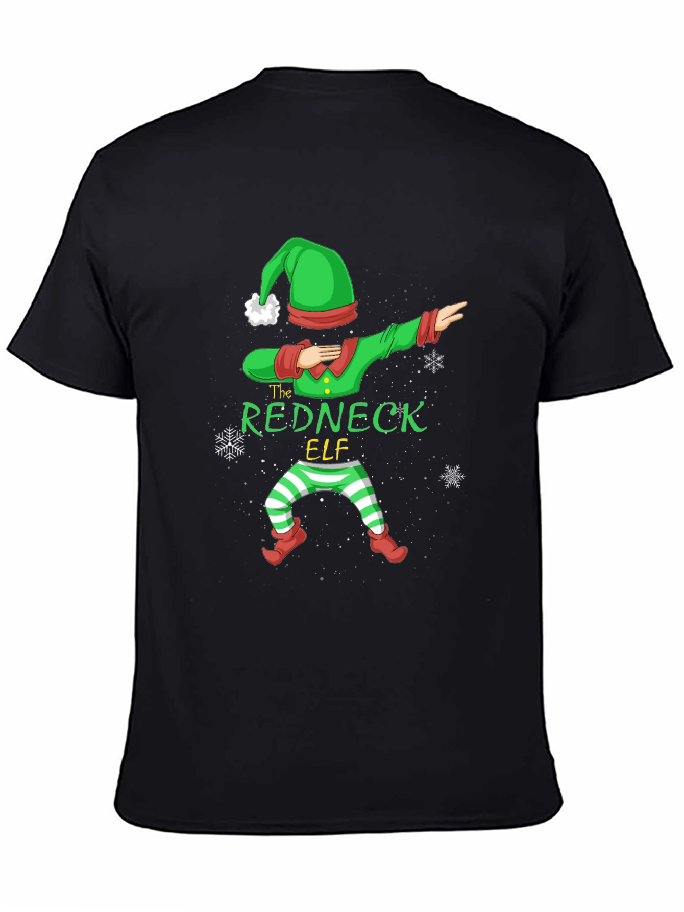 Redneck Elf Dabbing Graphic Tee