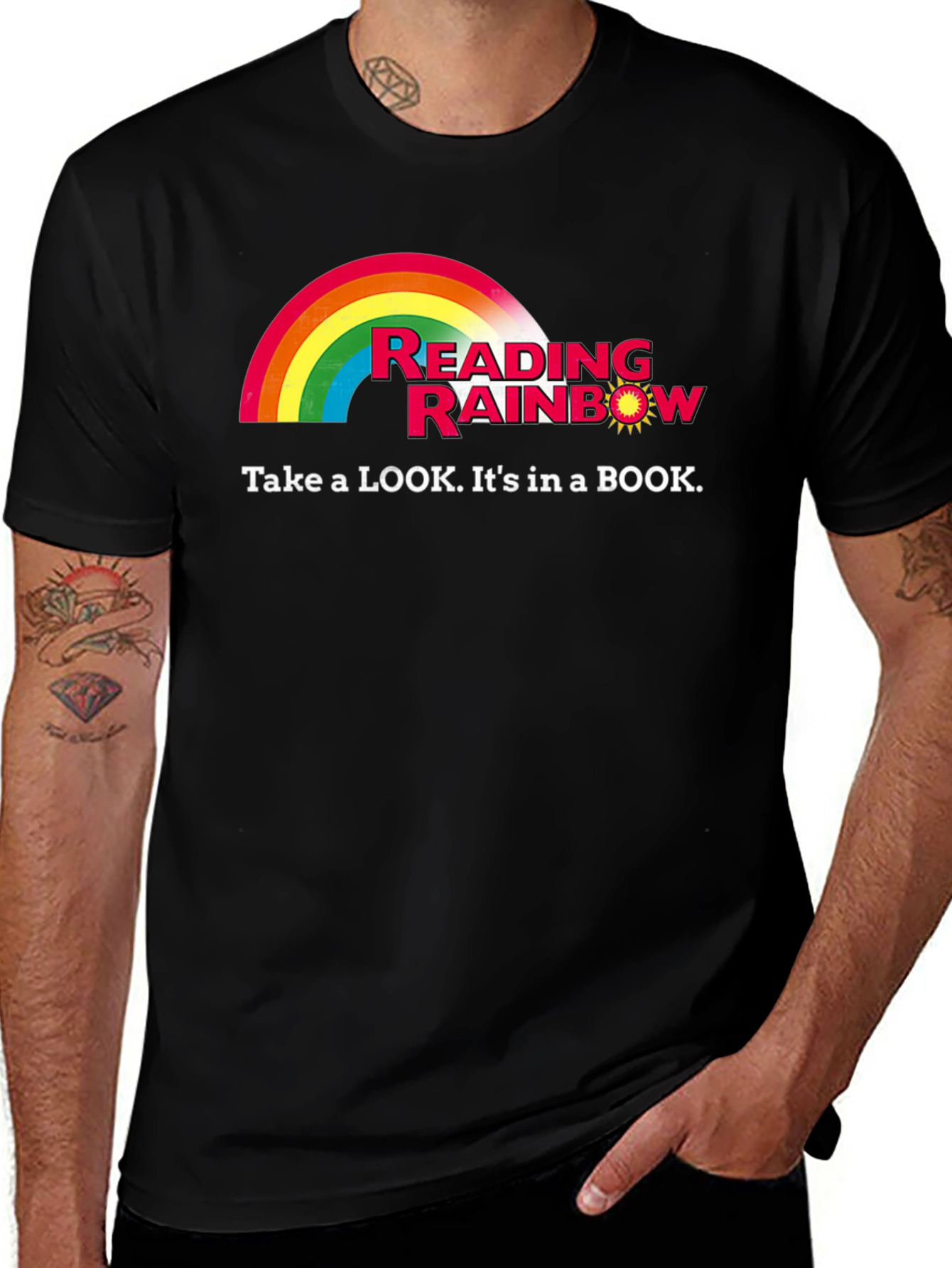 Reading Rainbow Graphic T-Shirt - Take a LOOK