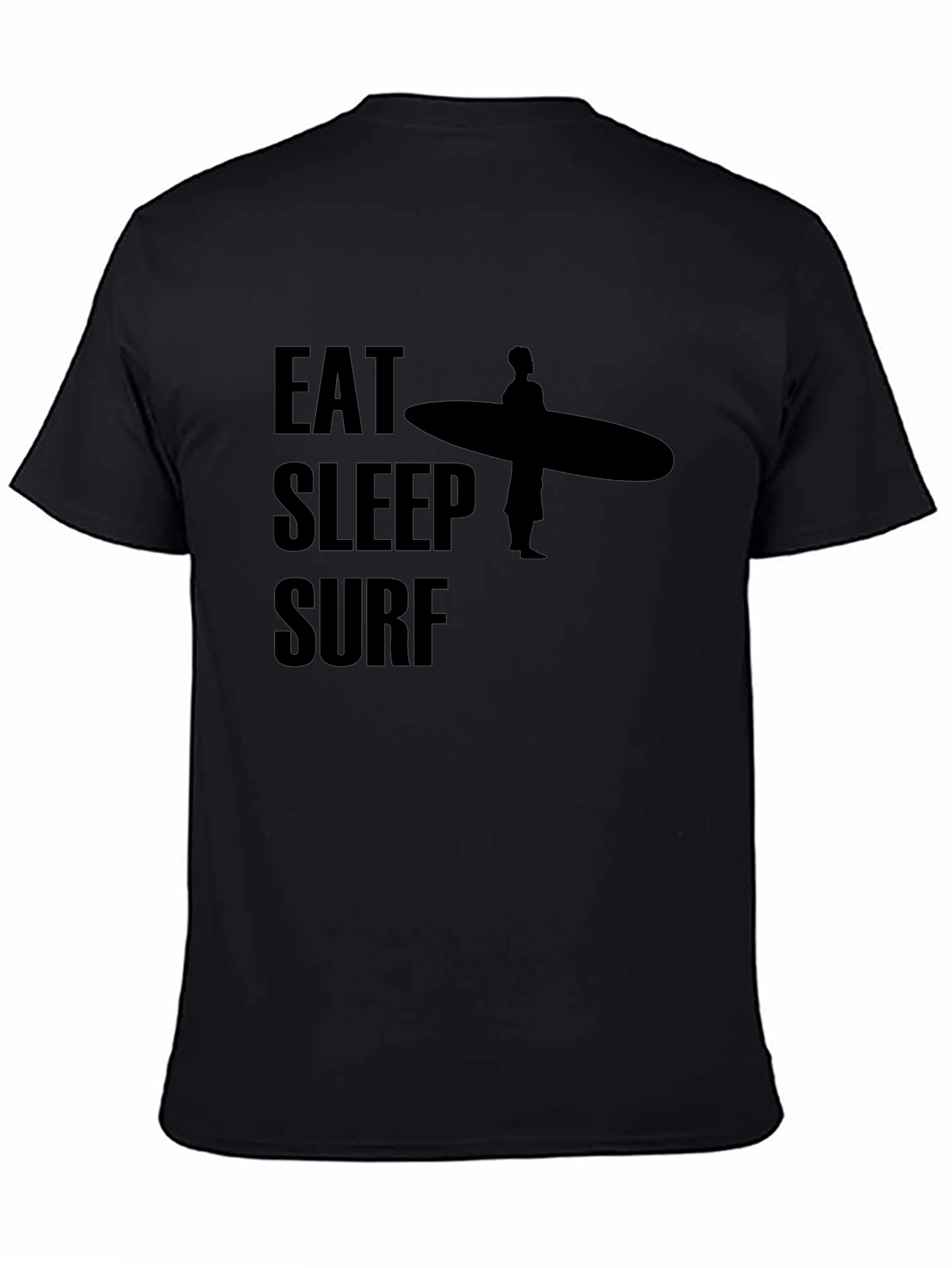 Eat Sleep Surf Graphic Tee - Surfer Lifestyle Shirt