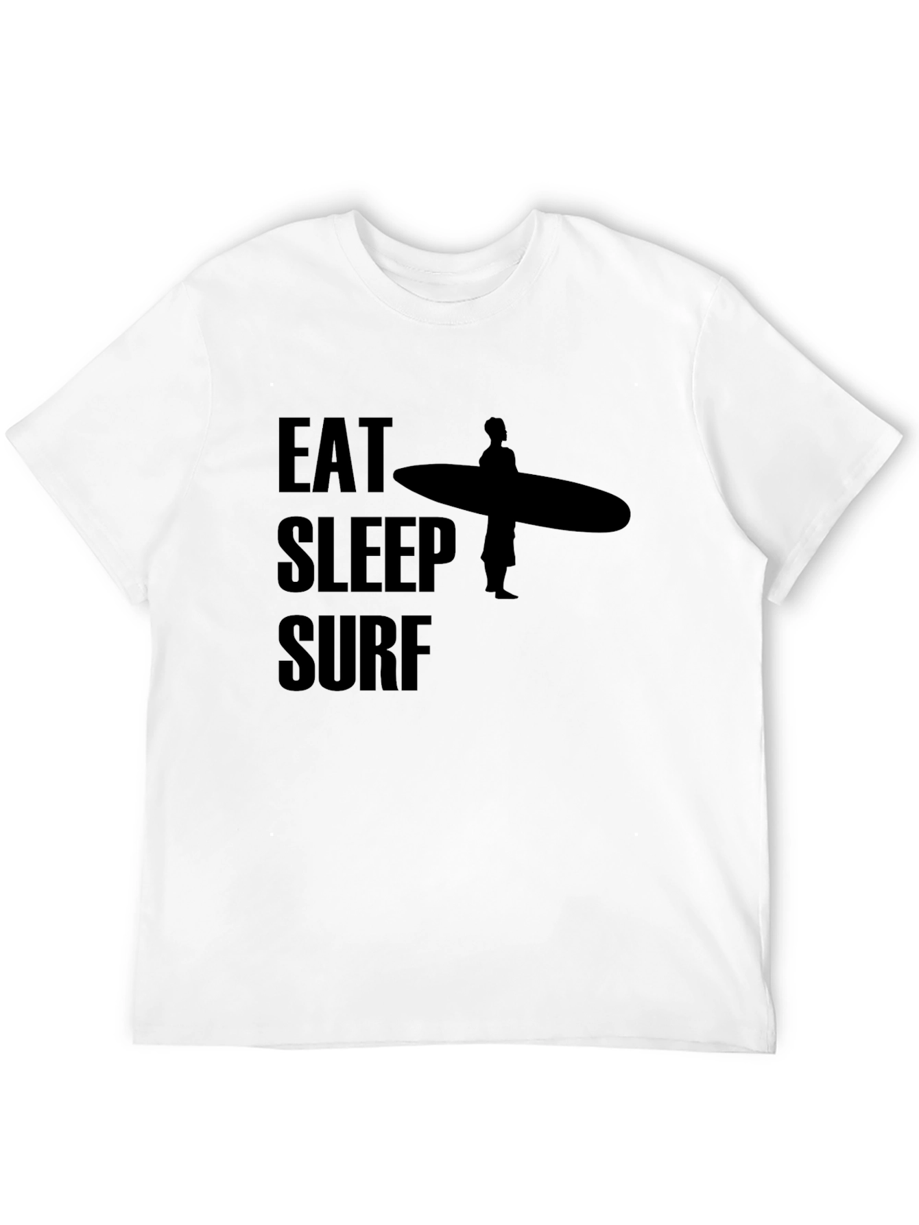 Eat Sleep Surf Graphic Tee - Surfer Lifestyle Shirt