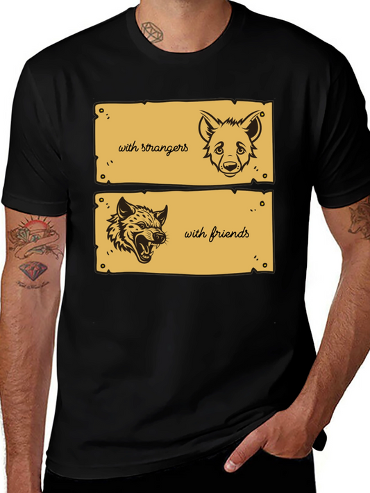 Hyena Mood T-Shirt - Strangers vs Friends