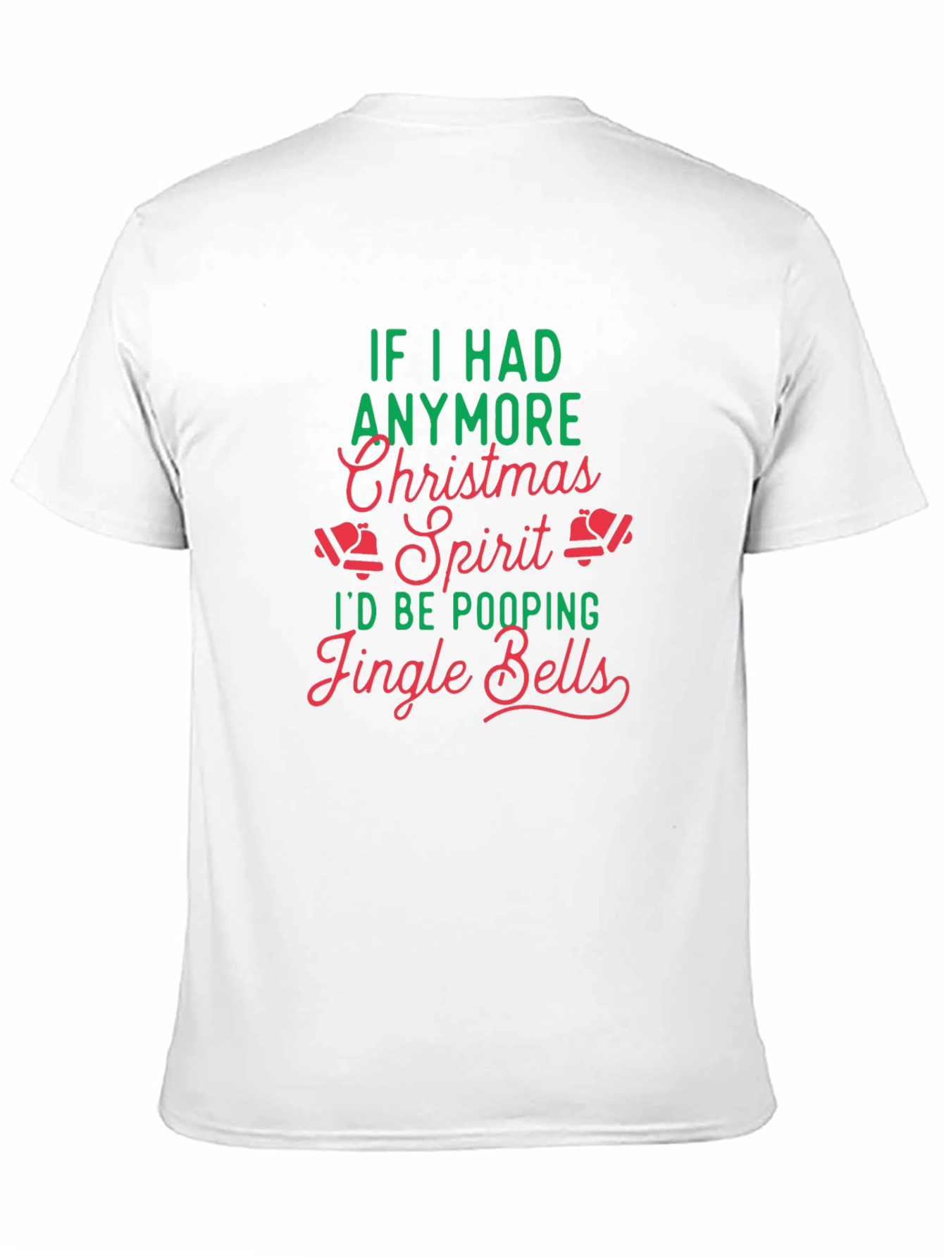 Funny Christmas Spirit Jingle Bells Graphic T-Shirt