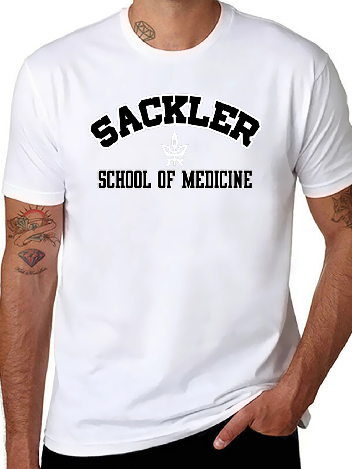 Sackler School of Medicine Black Graphic T-Shirt