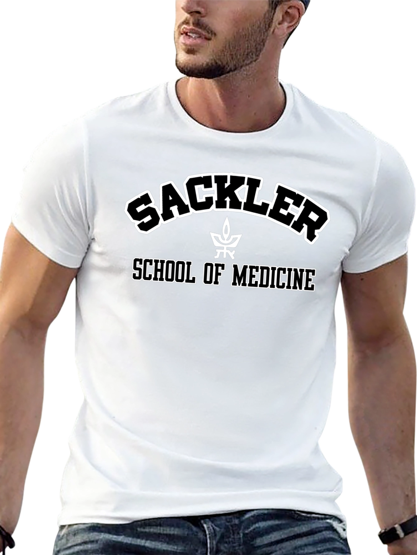 Sackler School of Medicine Black Graphic T-Shirt
