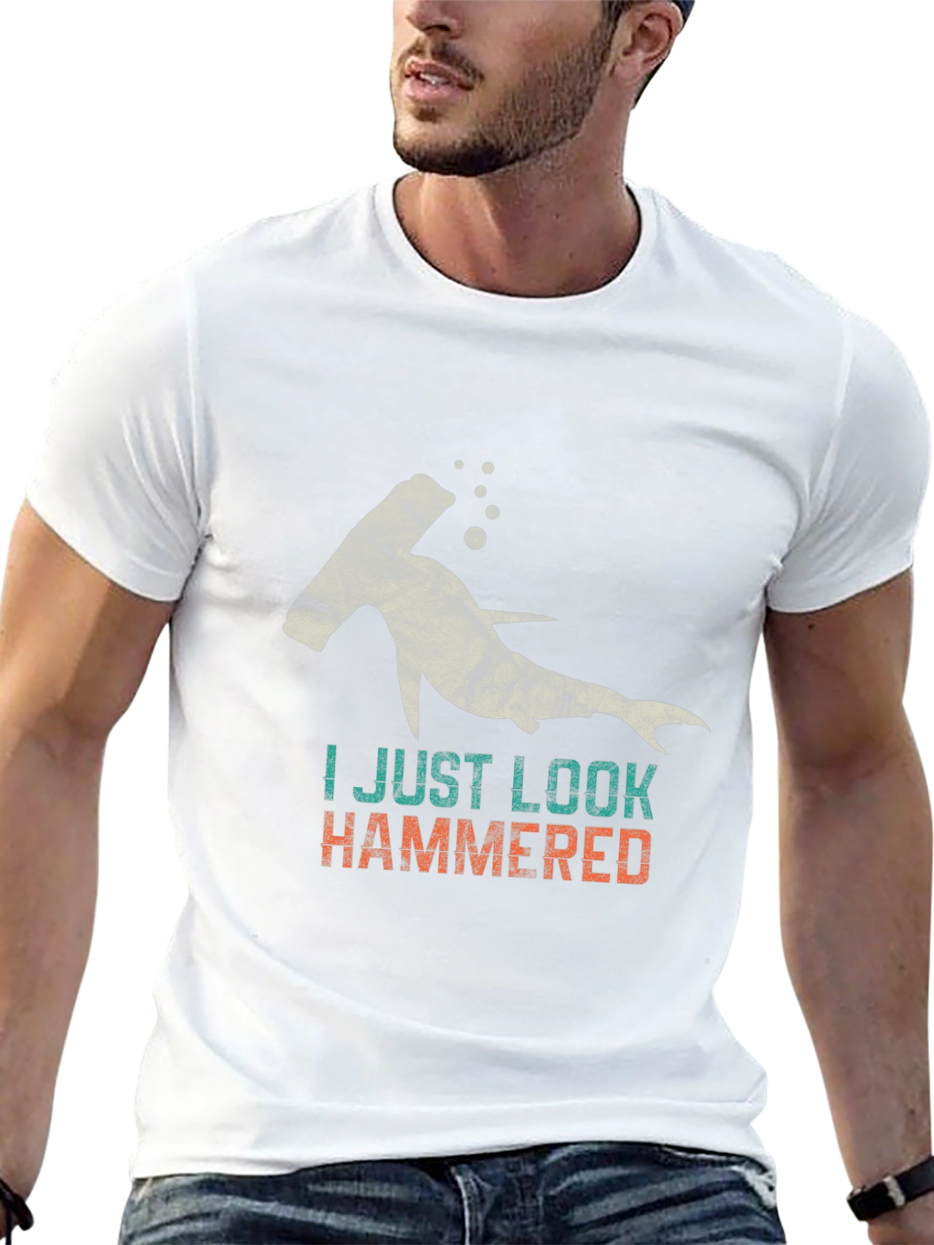 Hammerhead Shark T-Shirt - I Just Look Hammered