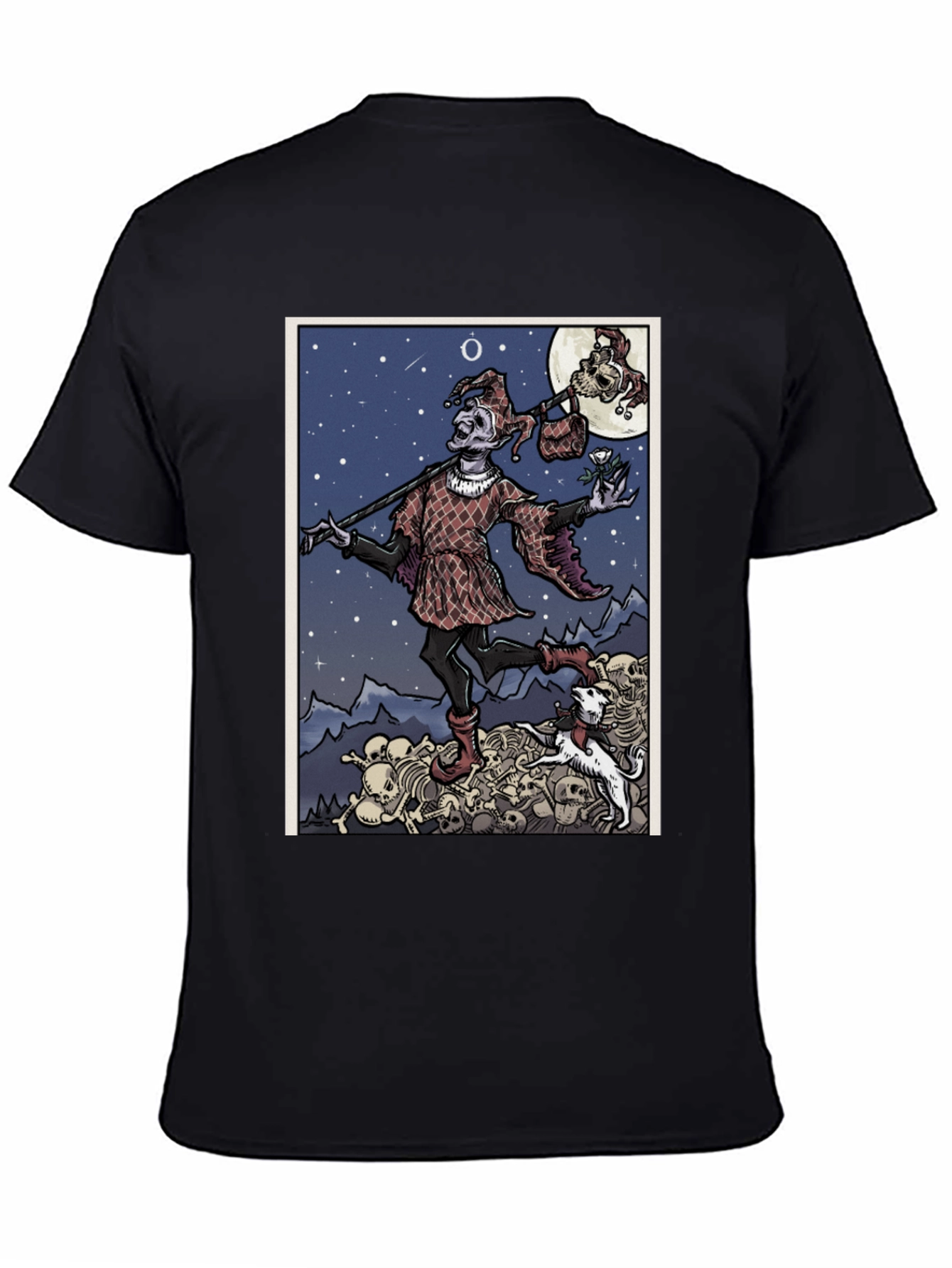 The Fool Tarot Card Graphic Tee - Unique Design