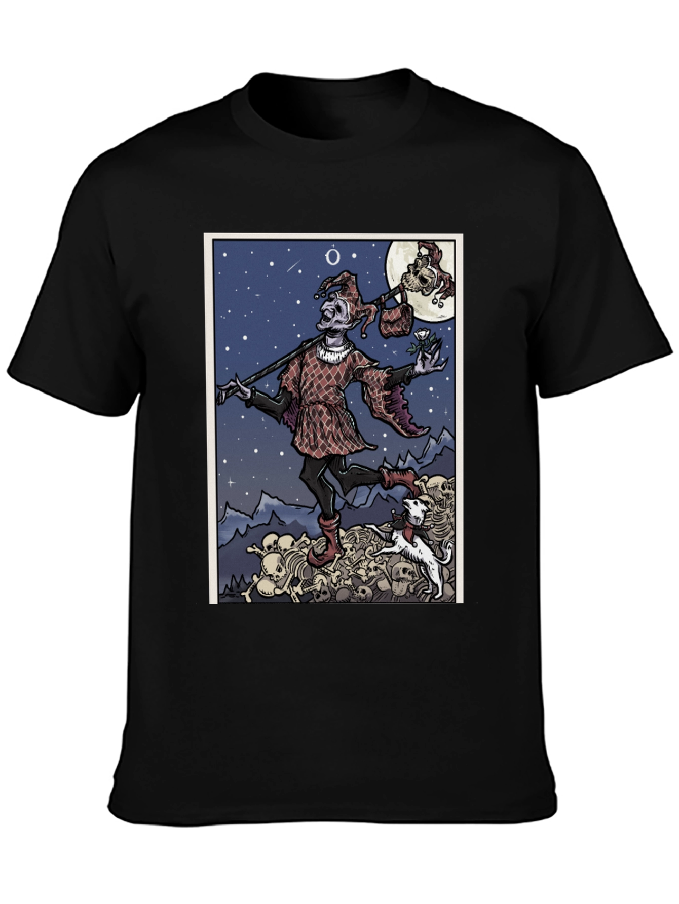 The Fool Tarot Card Graphic Tee - Unique Design
