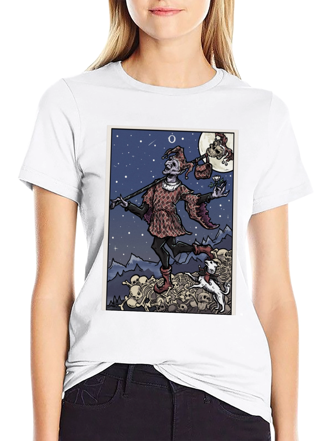 The Fool Tarot Card Graphic Tee - Unique Design